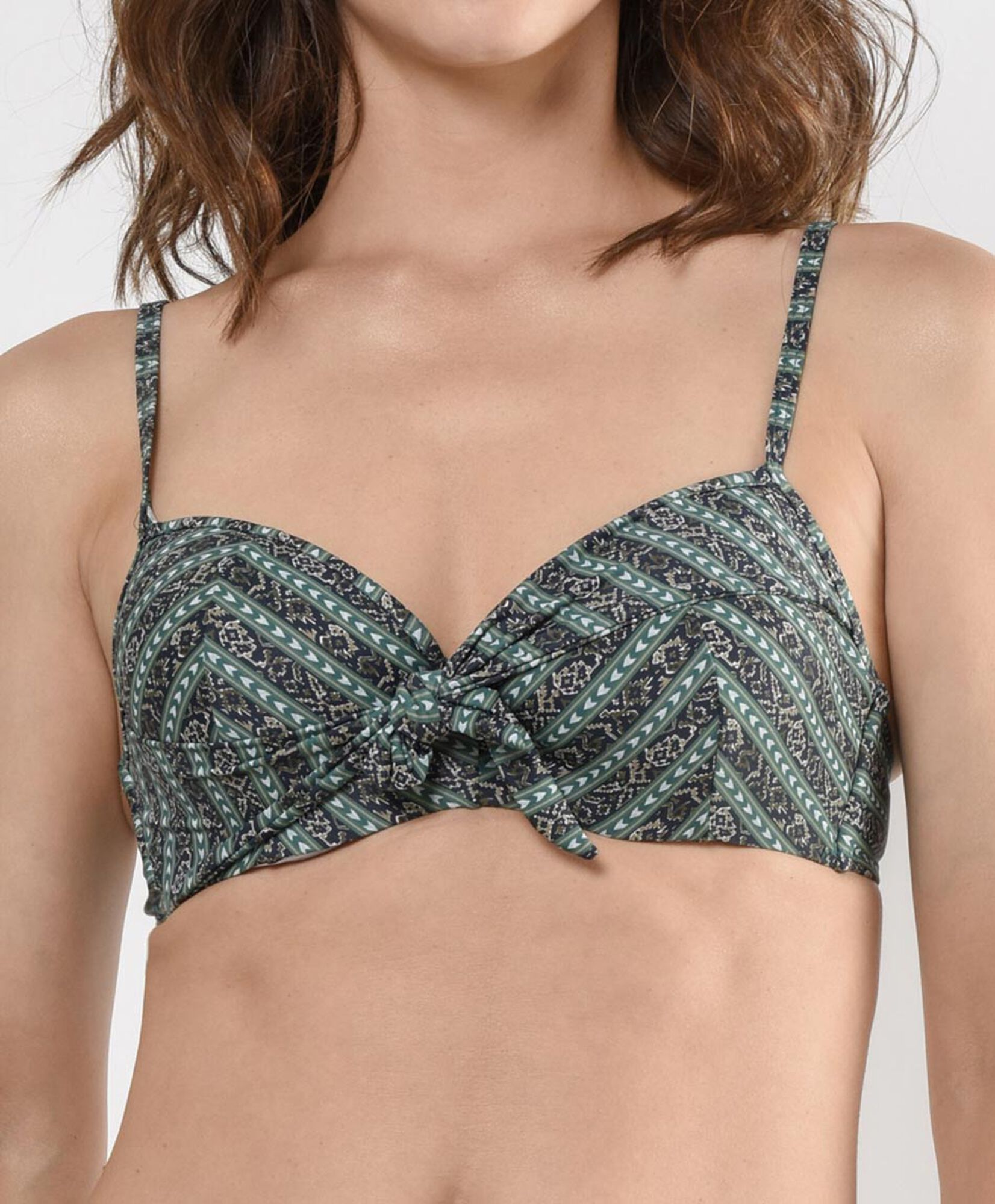 Bikini mujer estampado nudo Bikini mujer estampado nudo