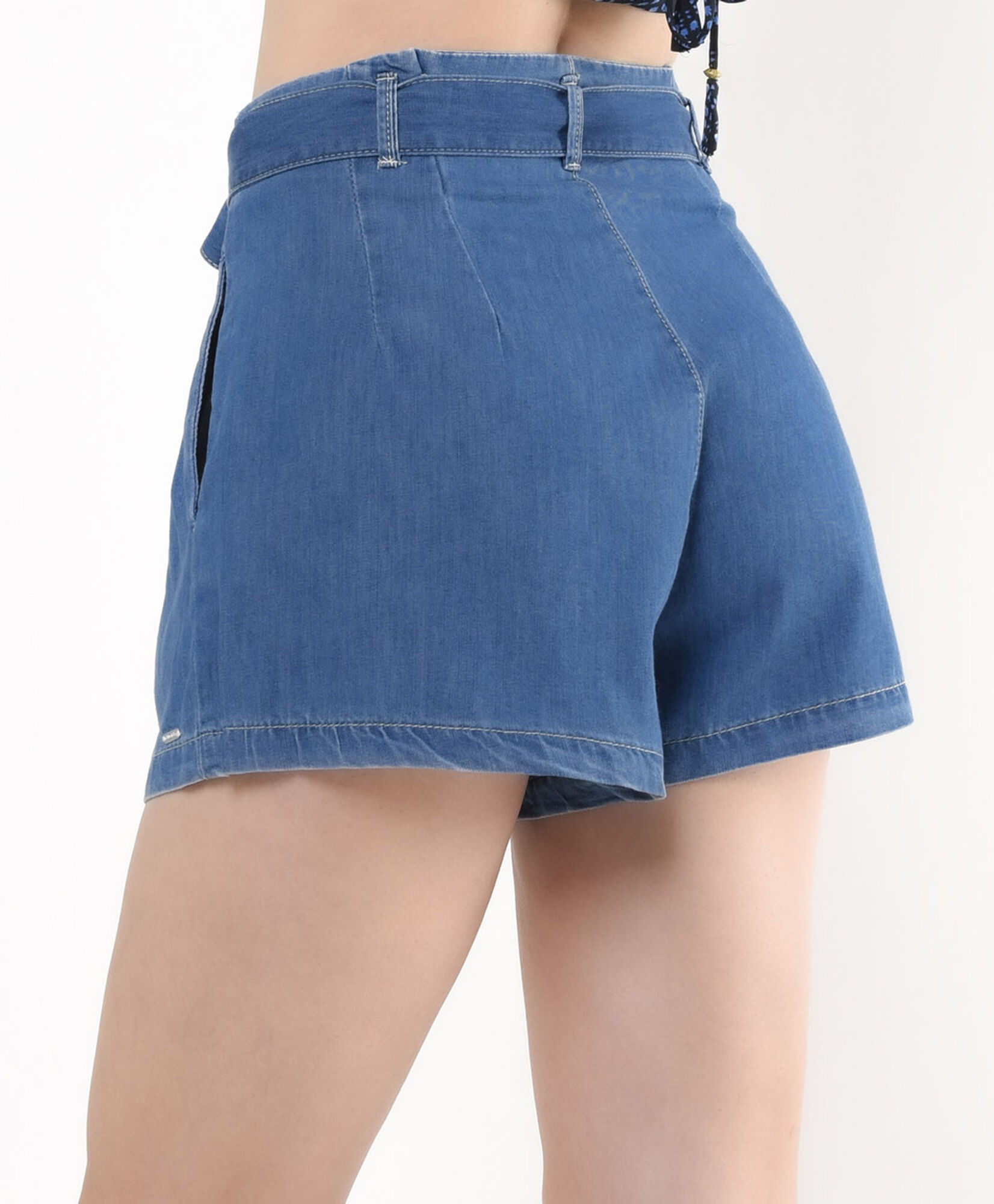 Short mujer denim cinturón Short mujer denim cinturón