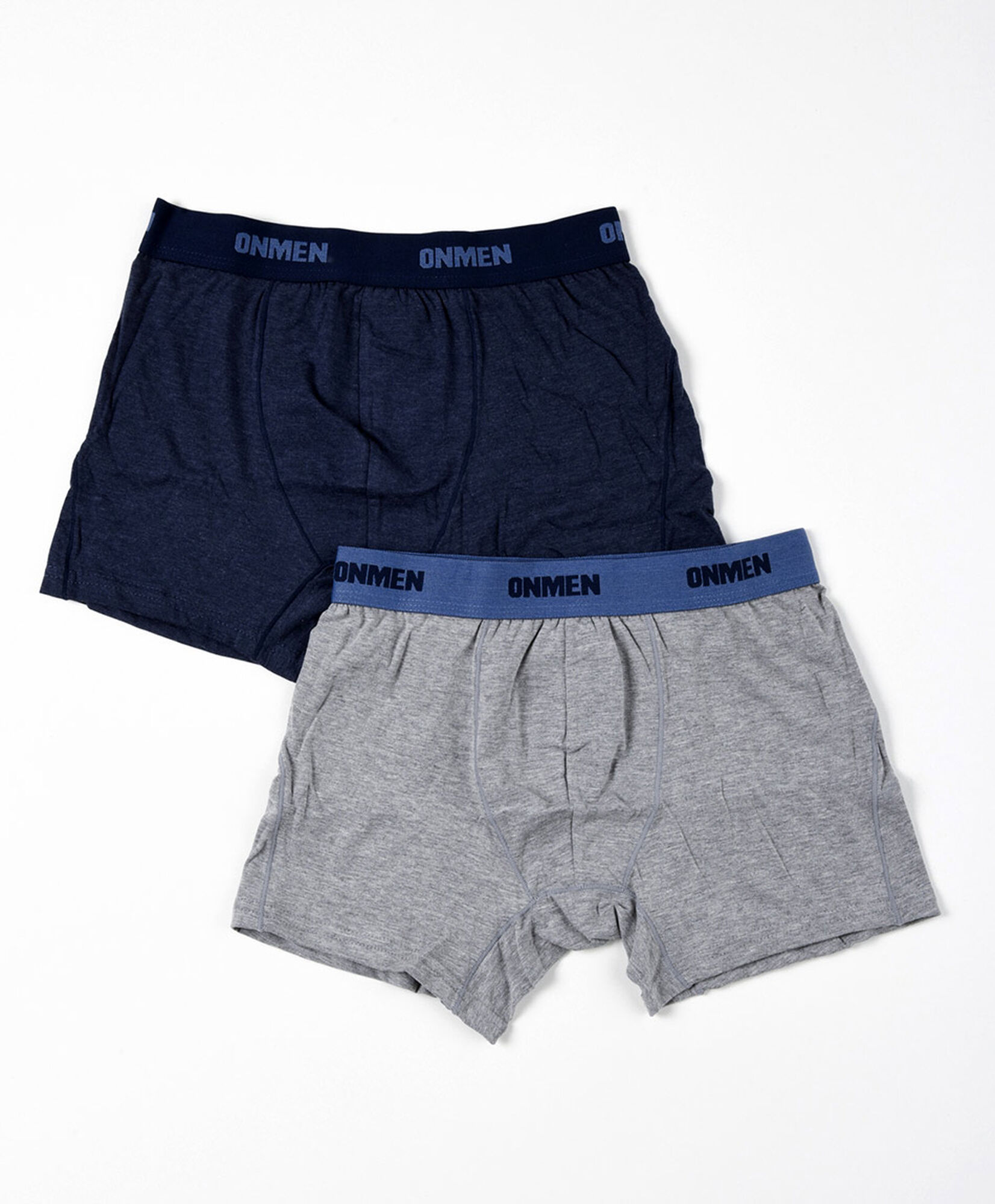 Pack 2 boxer hombre azul y negro Pack 2 boxer hombre azul y negro