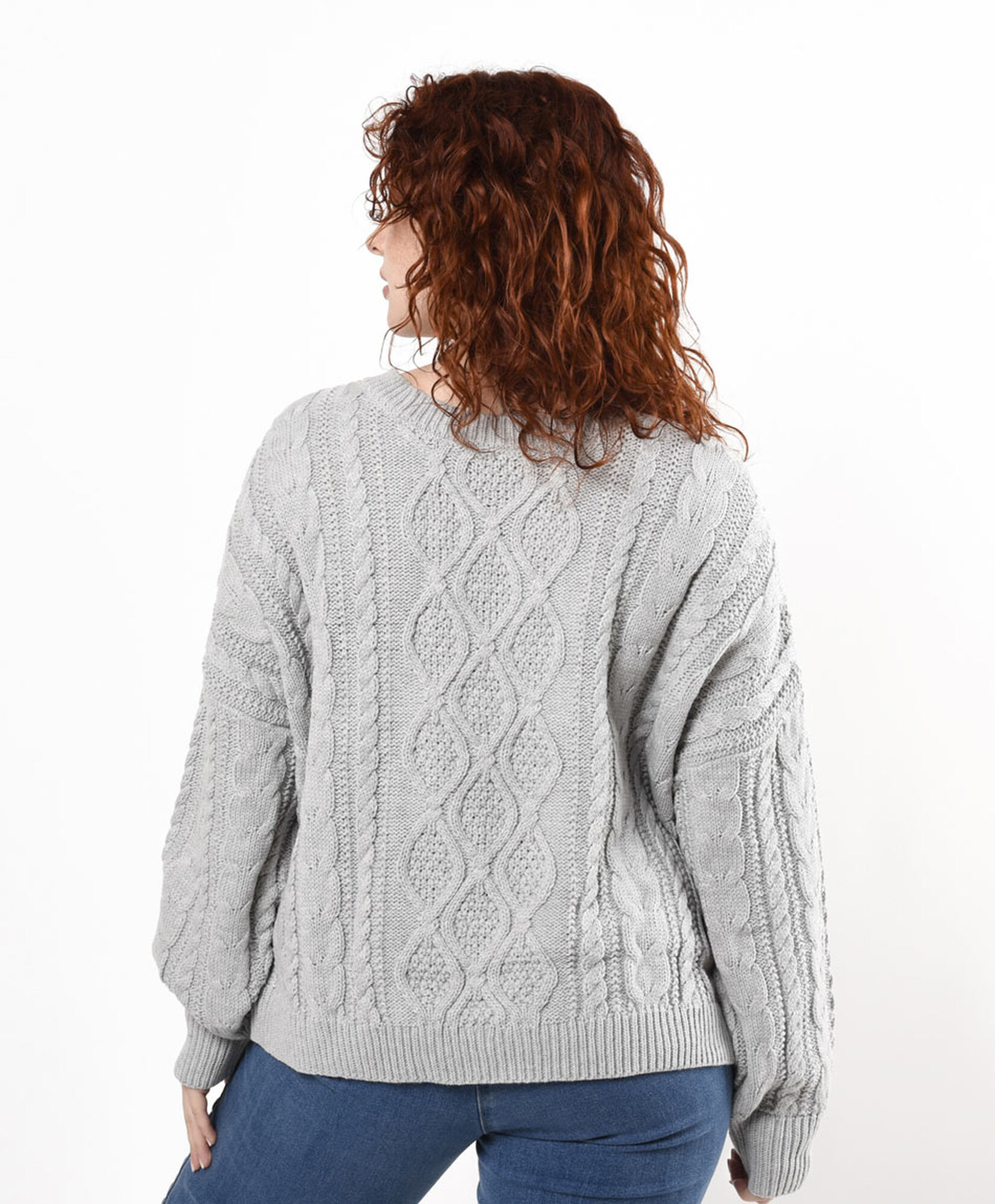 Sweater mujer trenzado oversize Sweater mujer trenzado oversize