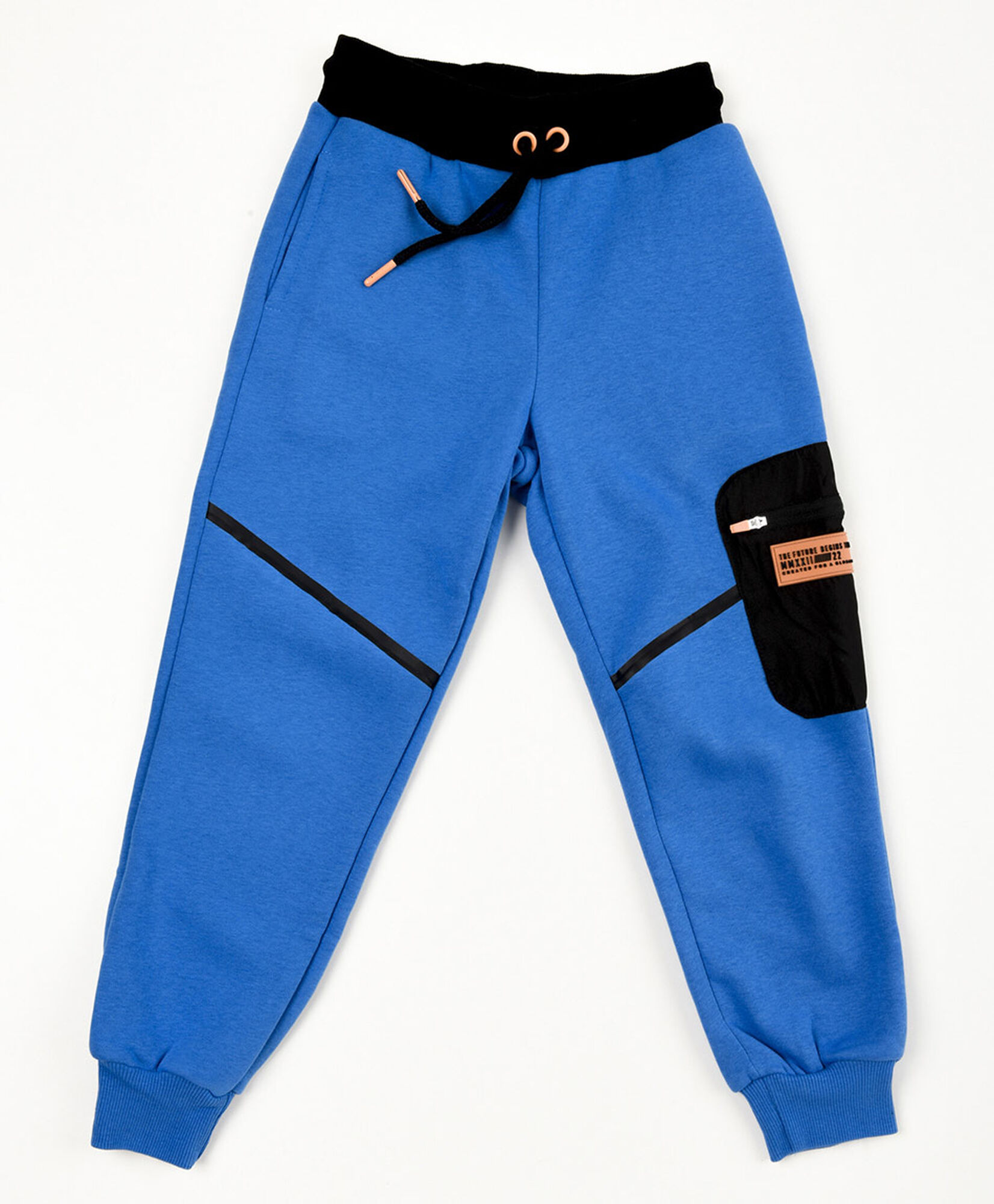 Pantalón de buzo niño bicolor Pantalón de buzo niño bicolor
