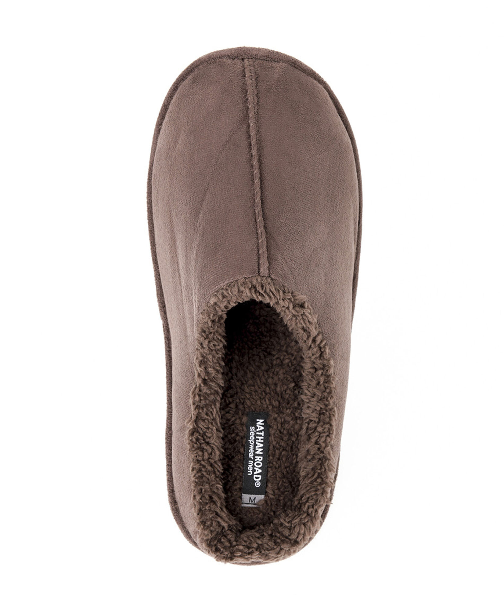 Pantufla hombre gamuza pelitos café Pantufla hombre gamuza pelitos café