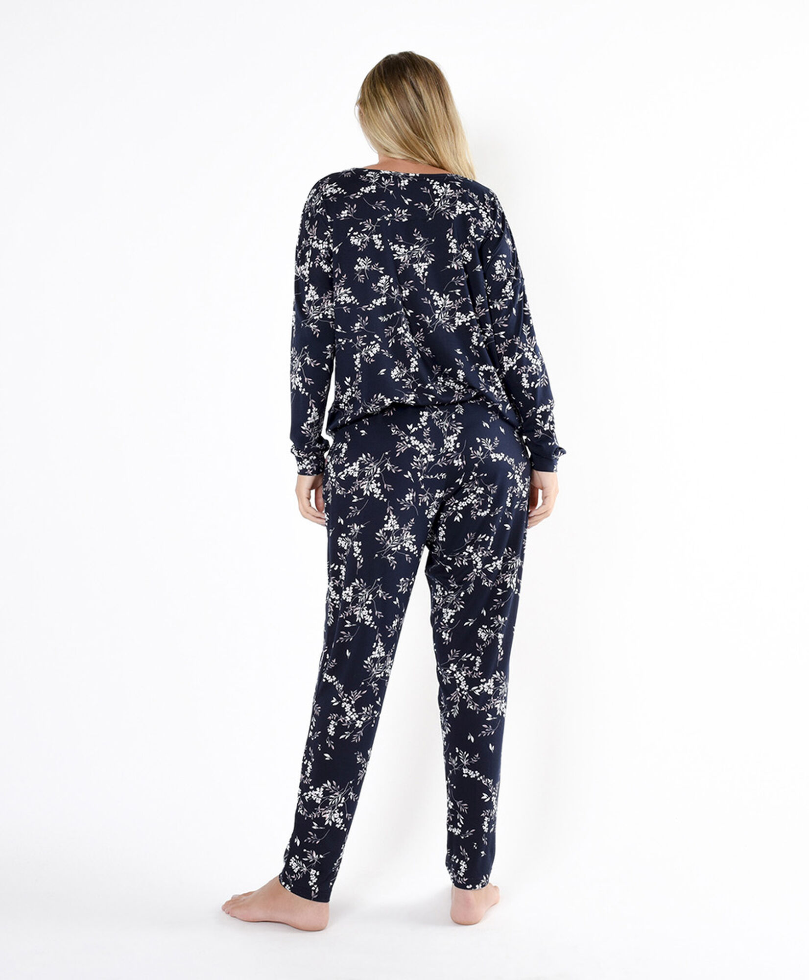 Pijama mujer floreado navy Pijama mujer floreado navy