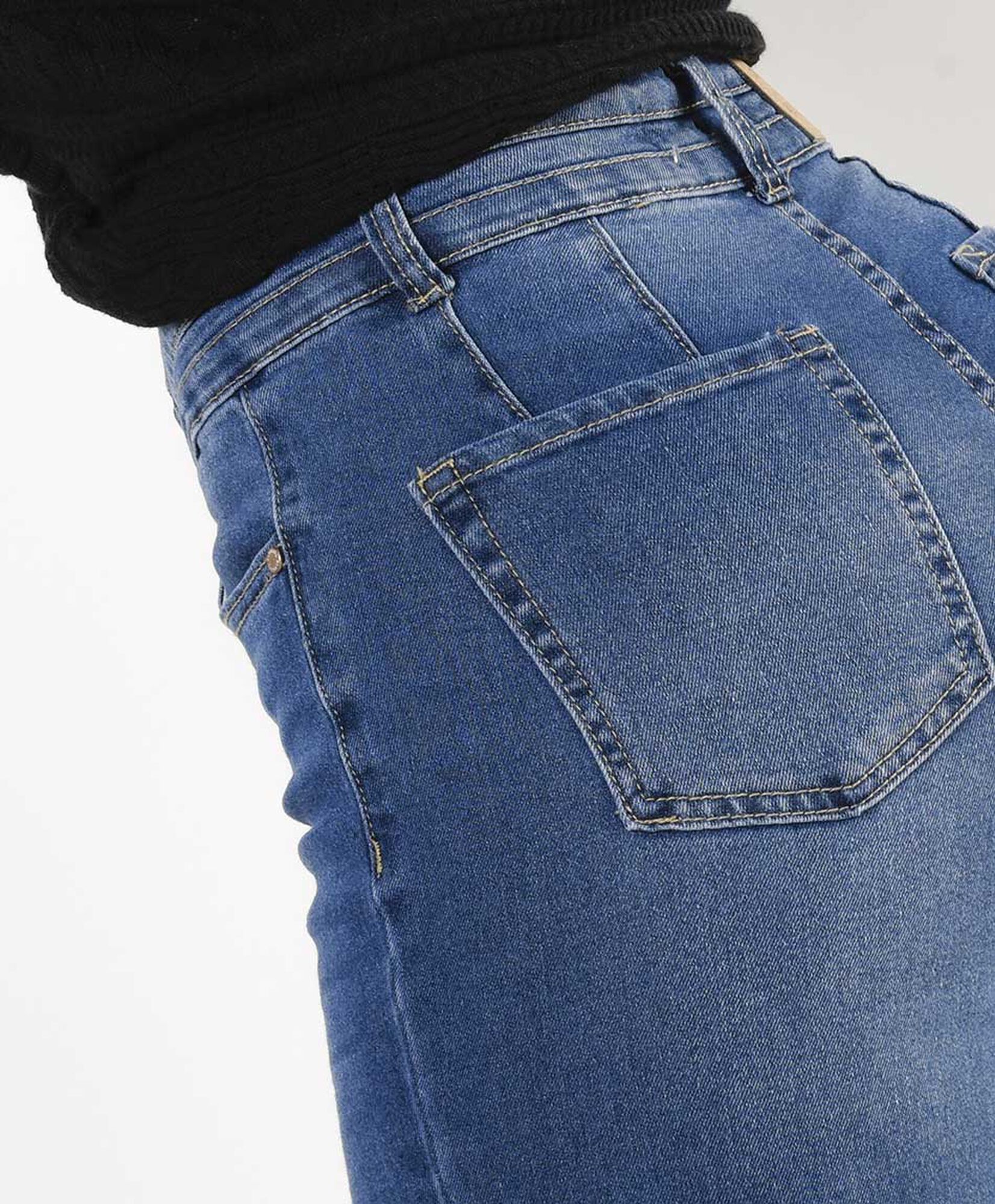 Jeans mujer pretina ancha mom Jeans mujer pretina ancha mom