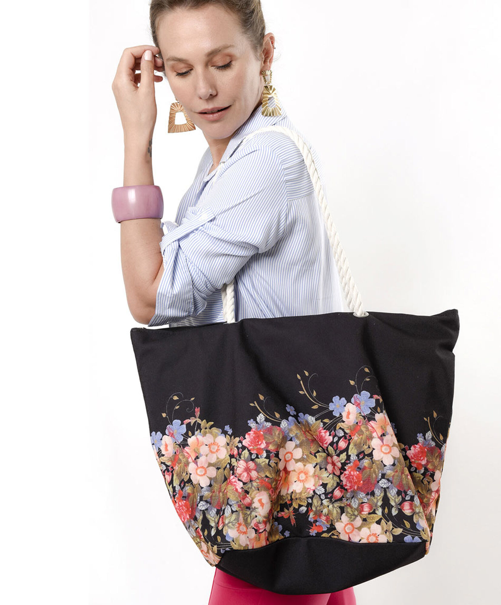 Bolso mujer floreado Bolso mujer floreado