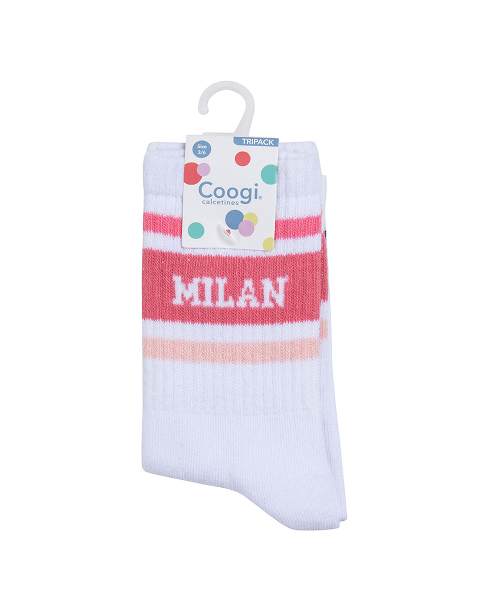 Pack 3 calcetines niña líneas Pack 3 calcetines niña líneas