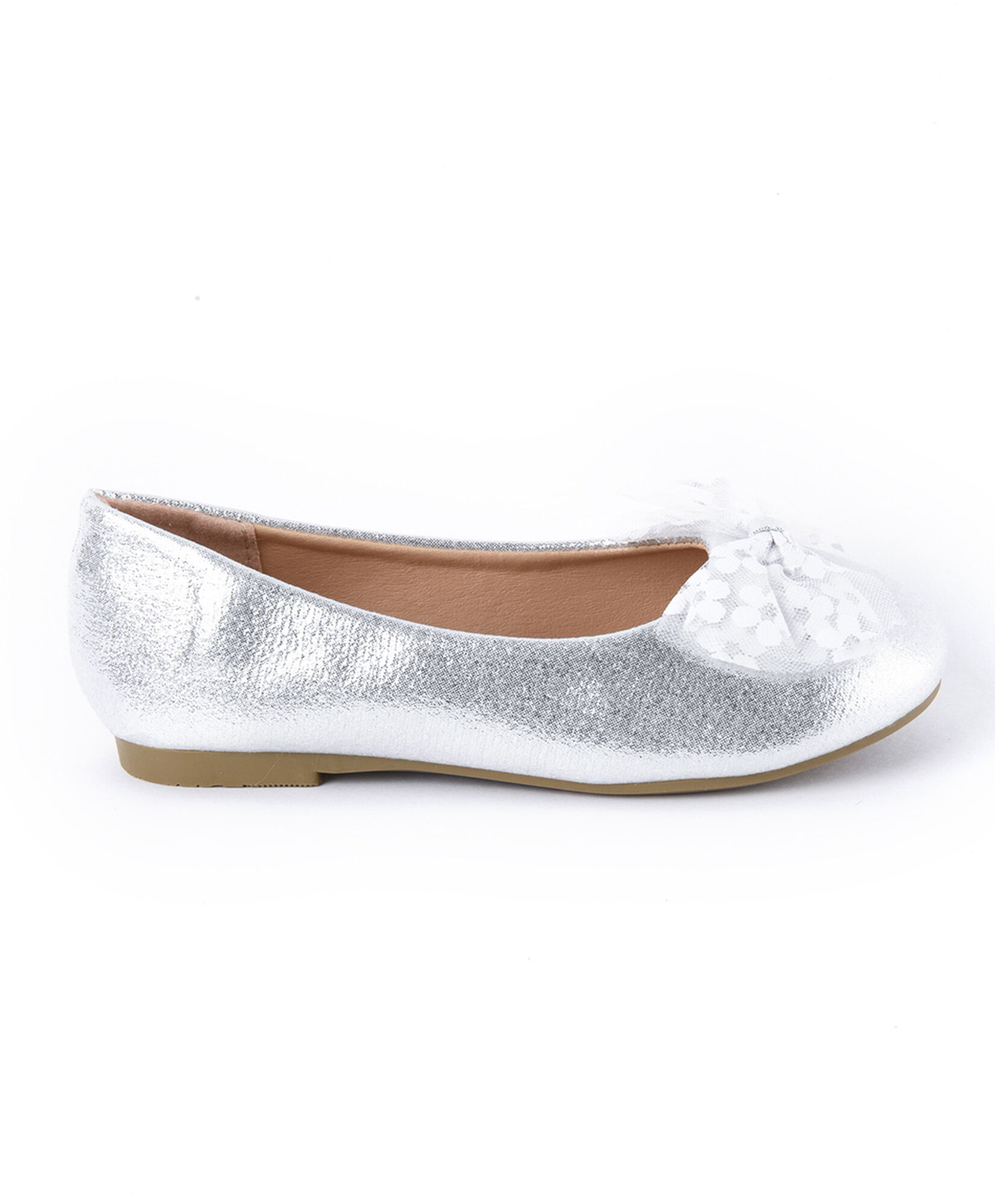 Ballerina infantil cinta plateada Ballerina infantil cinta plateada