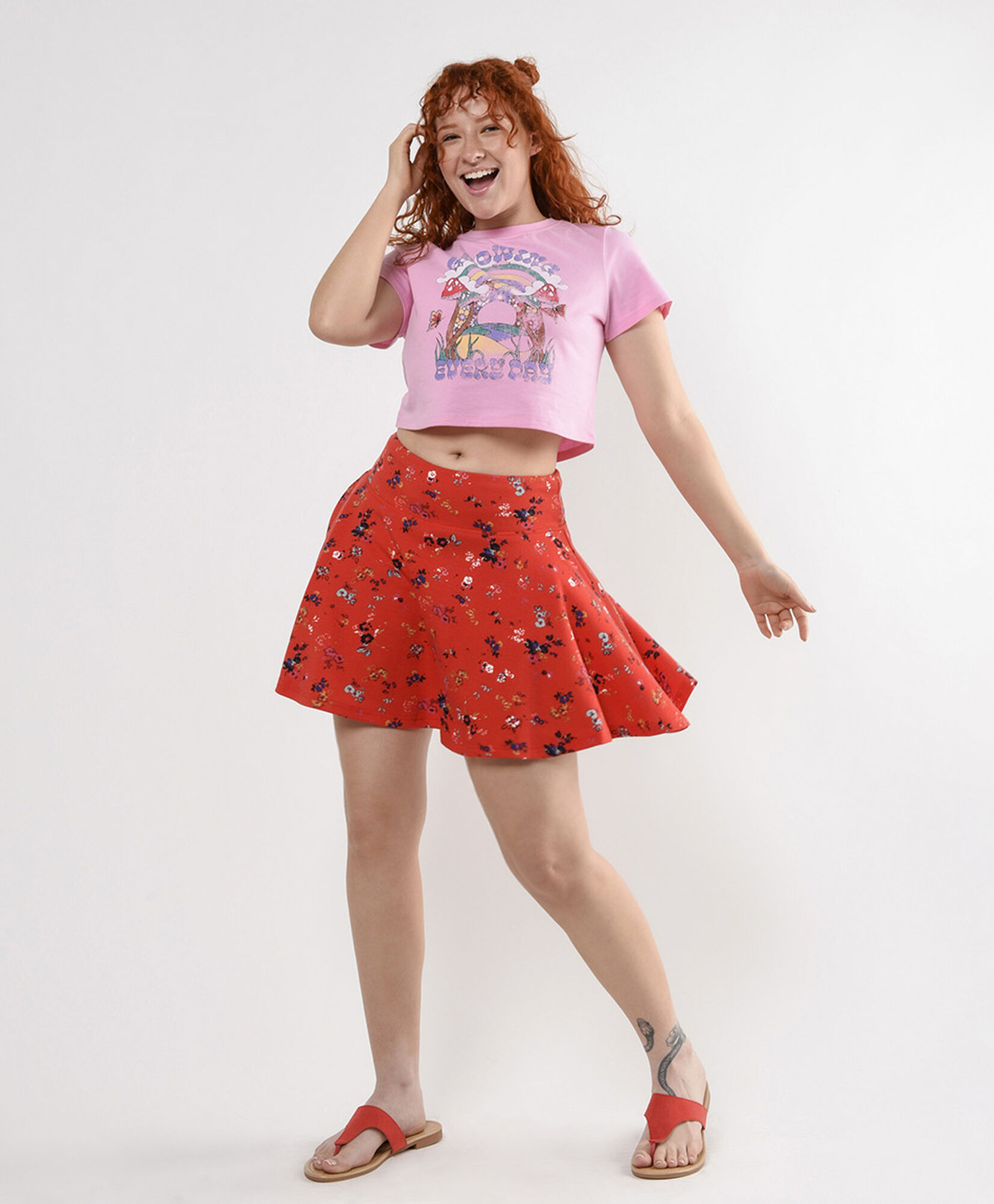 Mini falda mujer florcitas Mini falda mujer florcitas