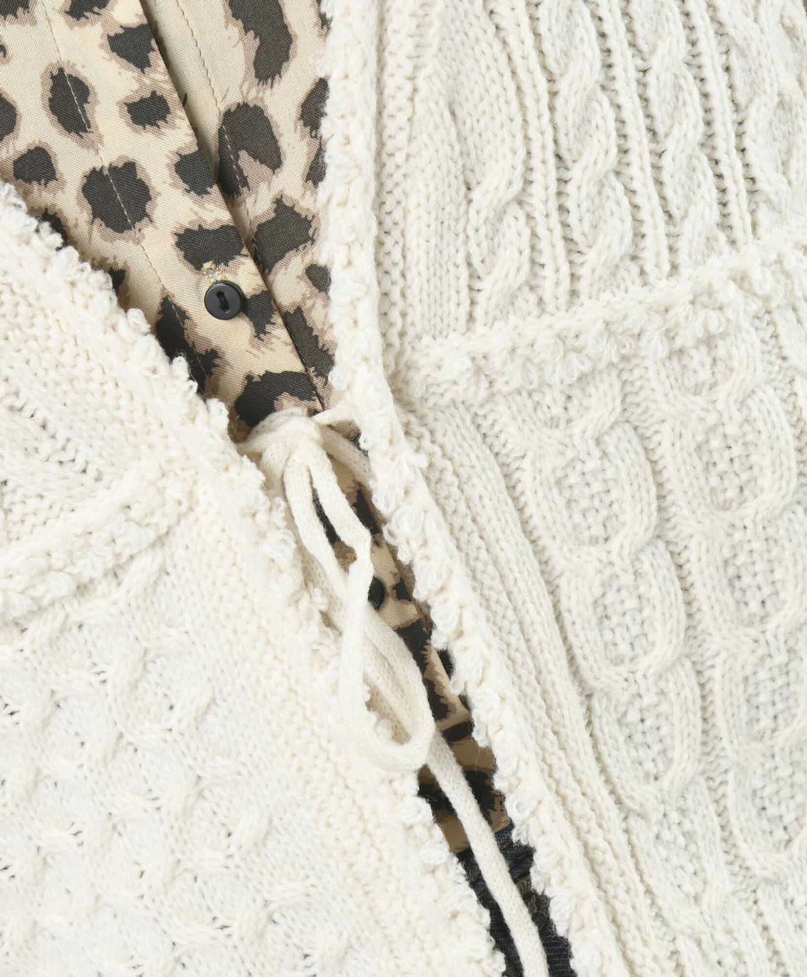 Cardigan mujer calado crop Cardigan mujer calado crop