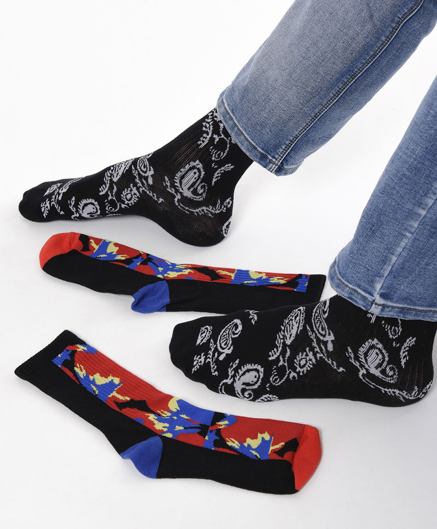 Pack 2 calcetines hombre diseños Pack 2 calcetines hombre diseños