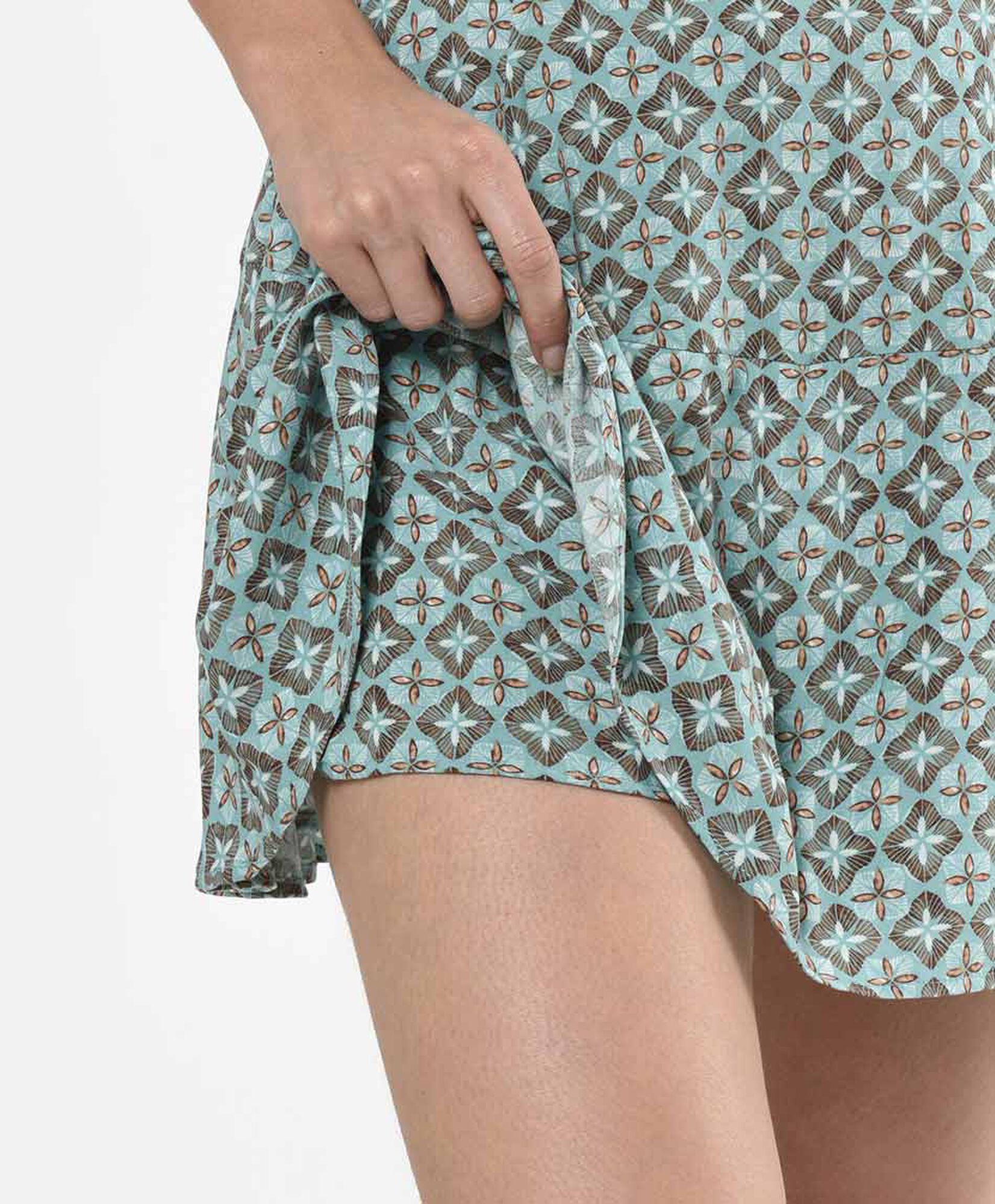 Mini falda short mujer estampada Mini falda short mujer estampada