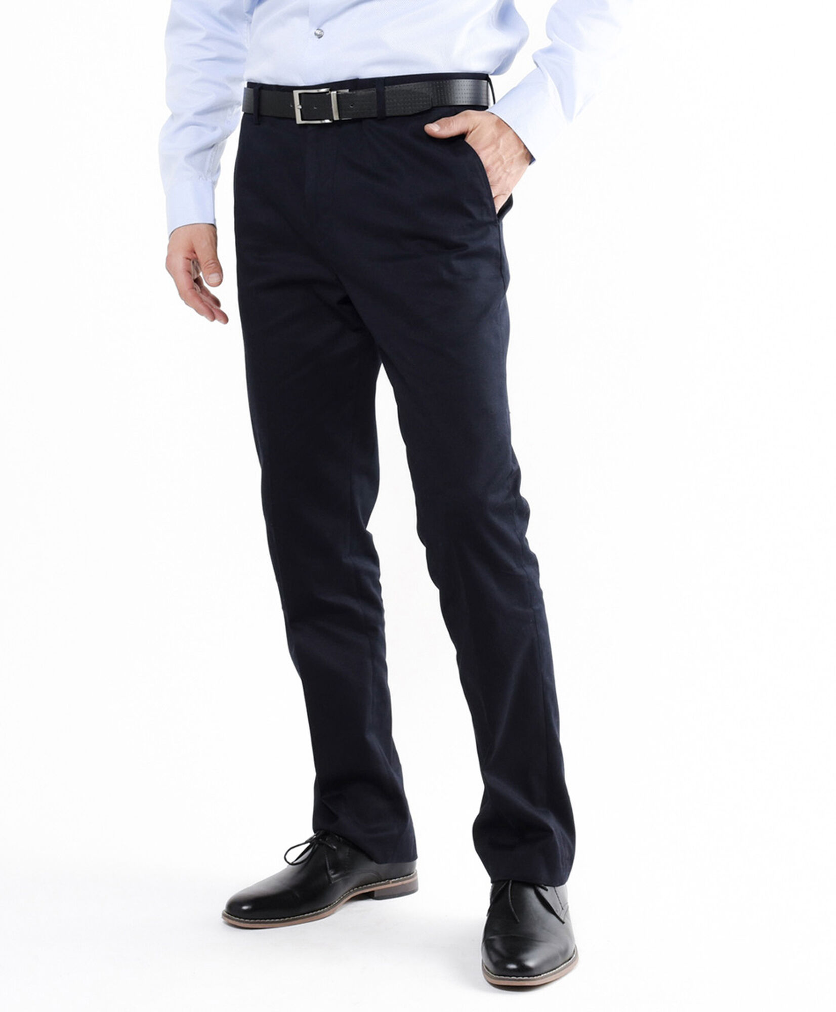 Pantalón hombre clásico azul oscuro Pantalón hombre clásico azul oscuro