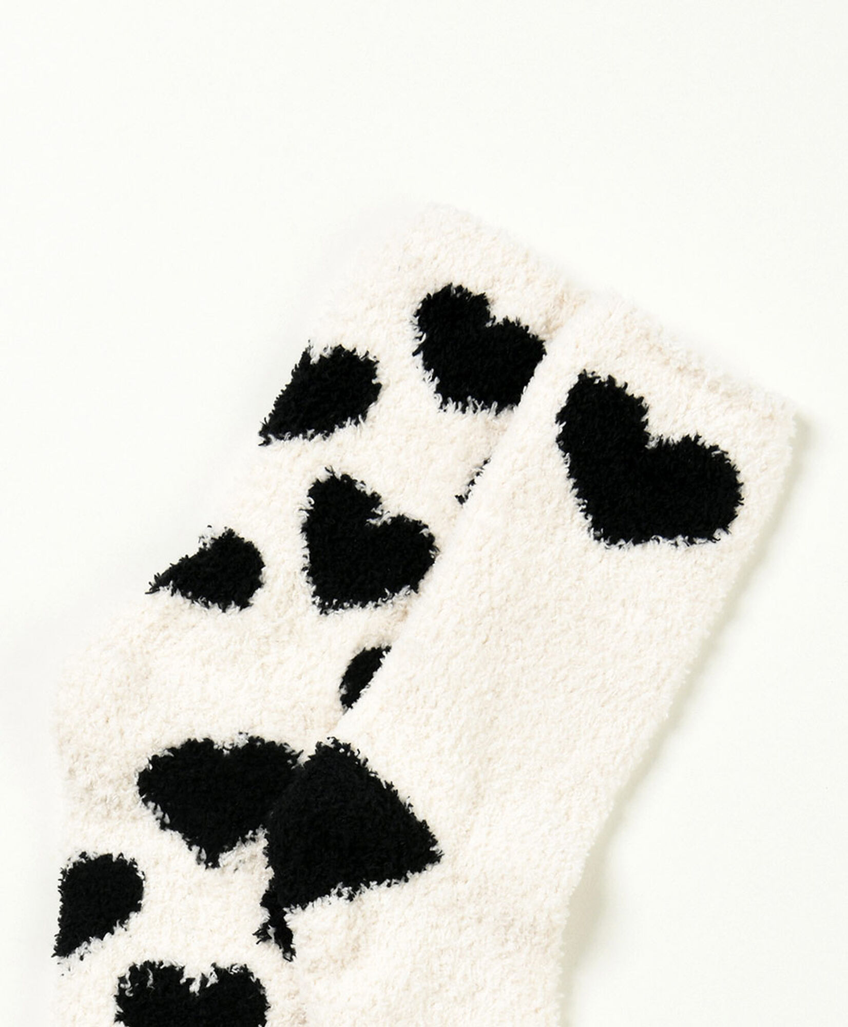 Pack 2 calcetines mujer corazones pelitos Pack 2 calcetines mujer corazones pelitos