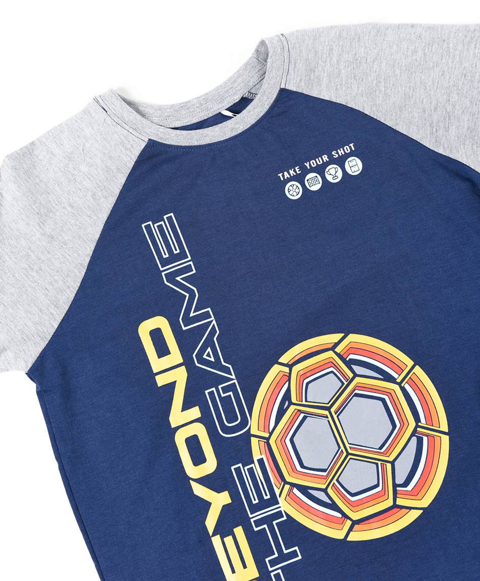 Polera niño game bicolor Polera niño game bicolor