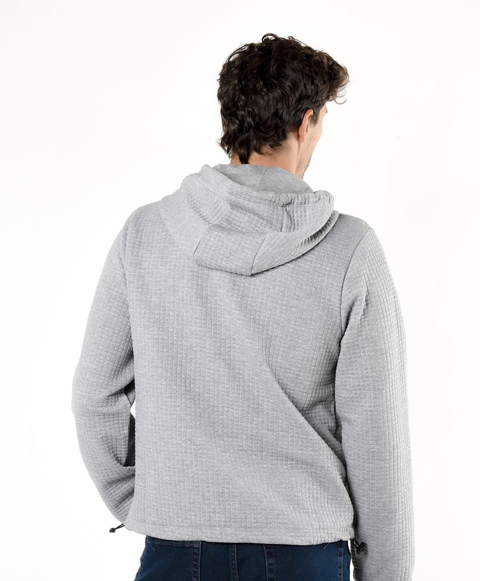 Chaqueta hombre costuras cuadritos Chaqueta hombre costuras cuadritos