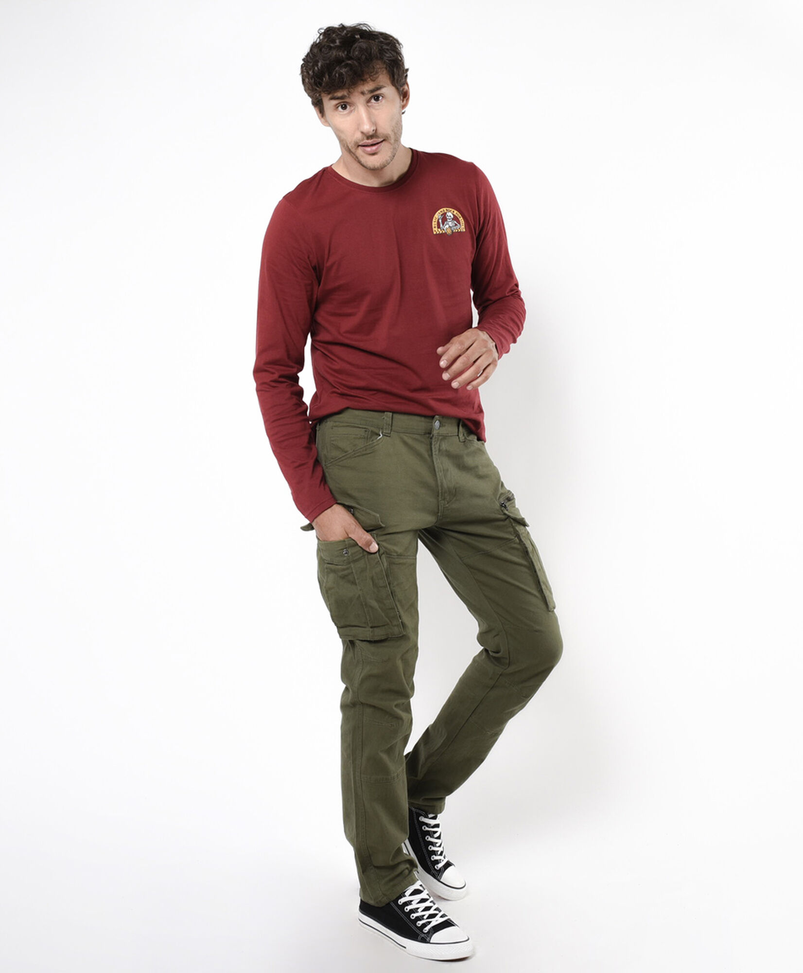 Pantalón hombre cargo colores Pantalón hombre cargo colores