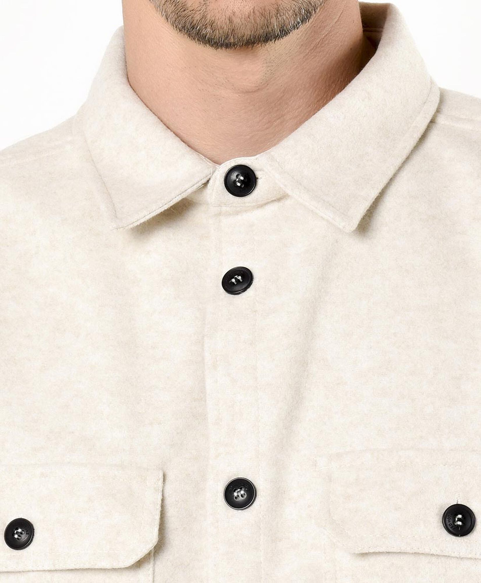 Chaqueta hombre doble bolsillo beige Chaqueta hombre doble bolsillo beige
