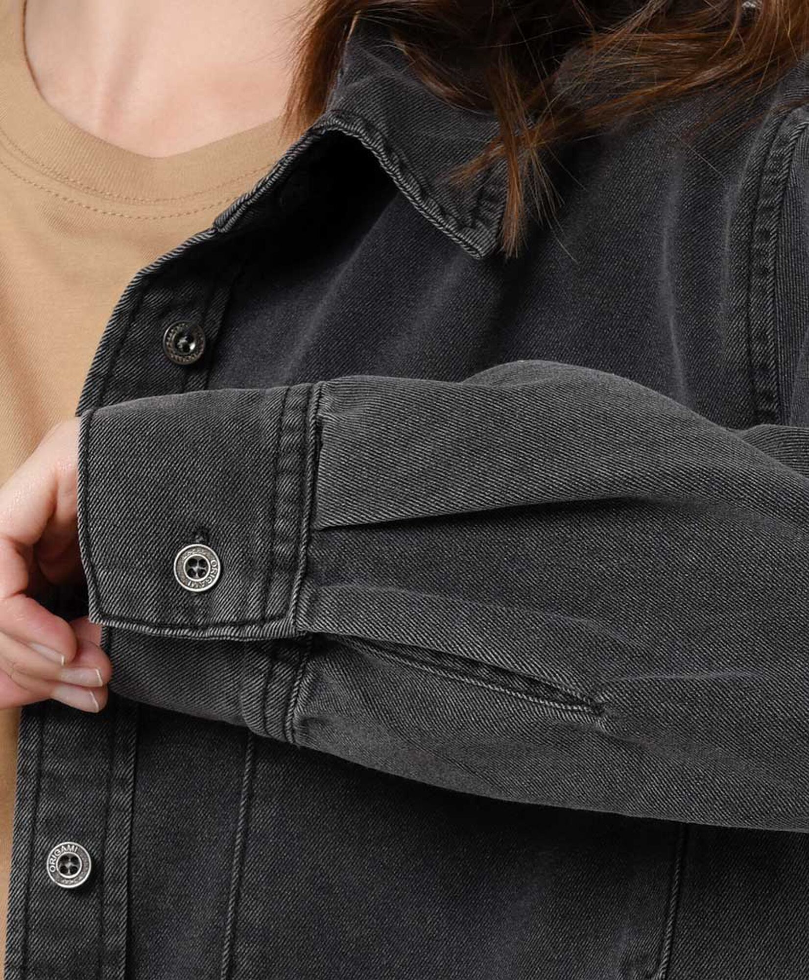 Blusa mujer denim dark Blusa mujer denim dark