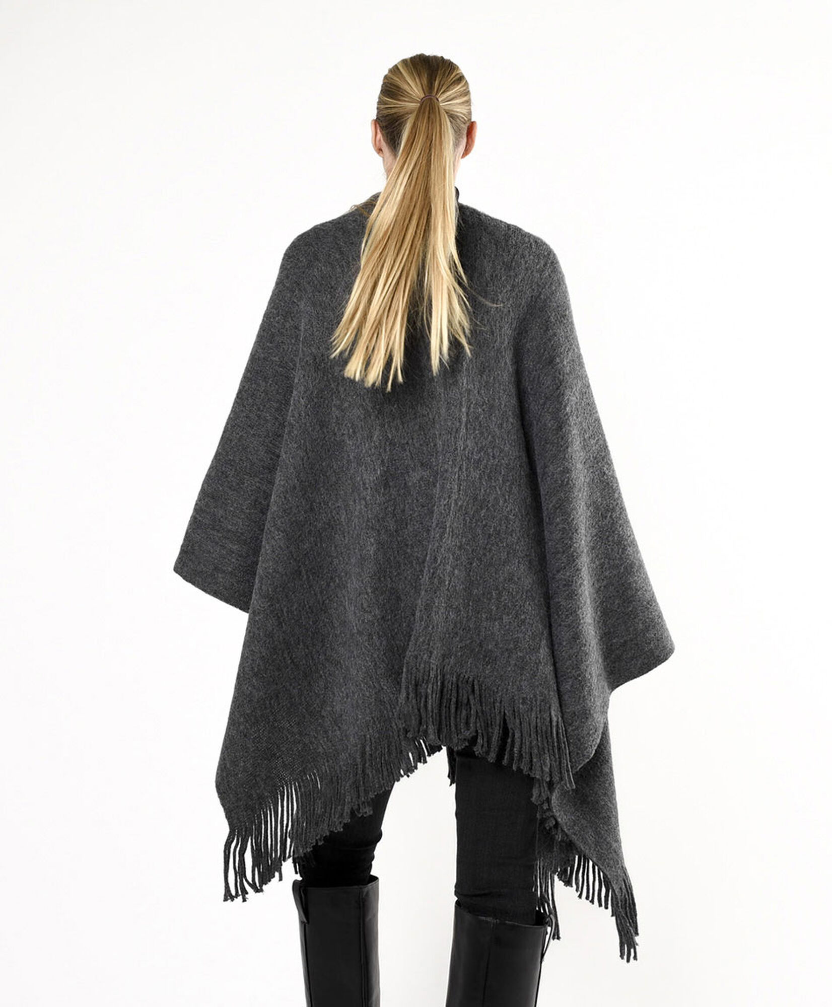 Poncho mujer gris Poncho mujer gris