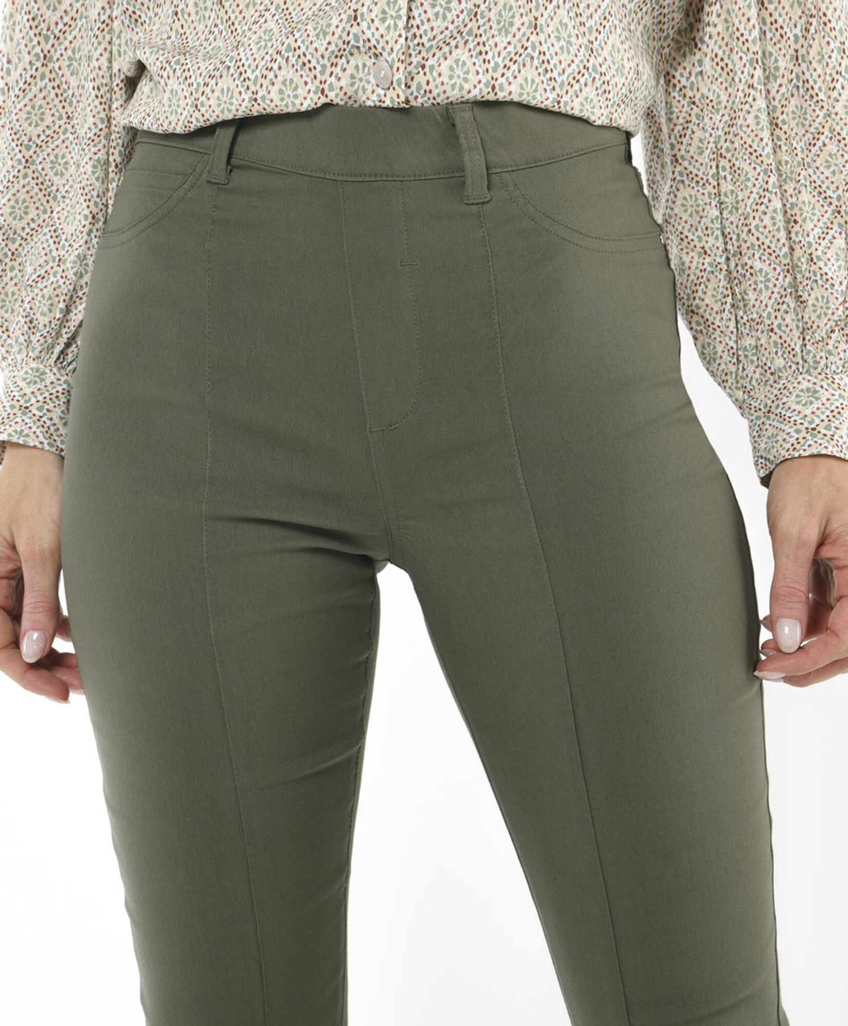 Pantalón mujer costura frontal skinny fit Pantalón mujer costura frontal skinny fit