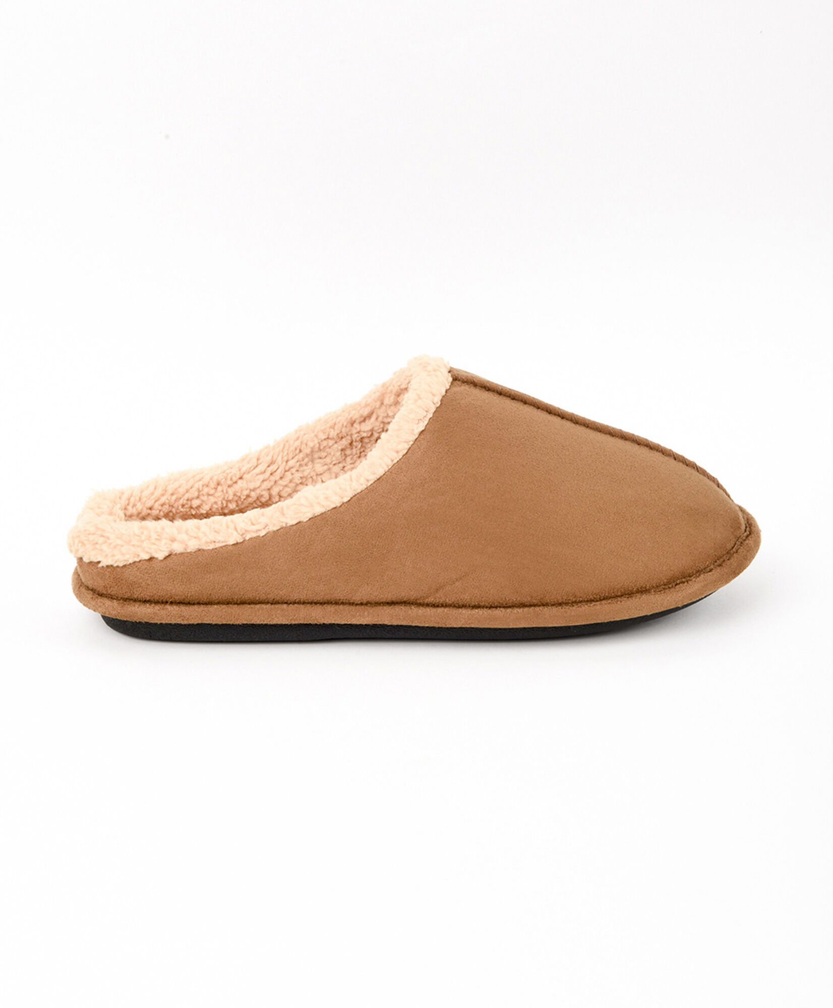 Pantufla hombre gamuza costura Pantufla hombre gamuza costura