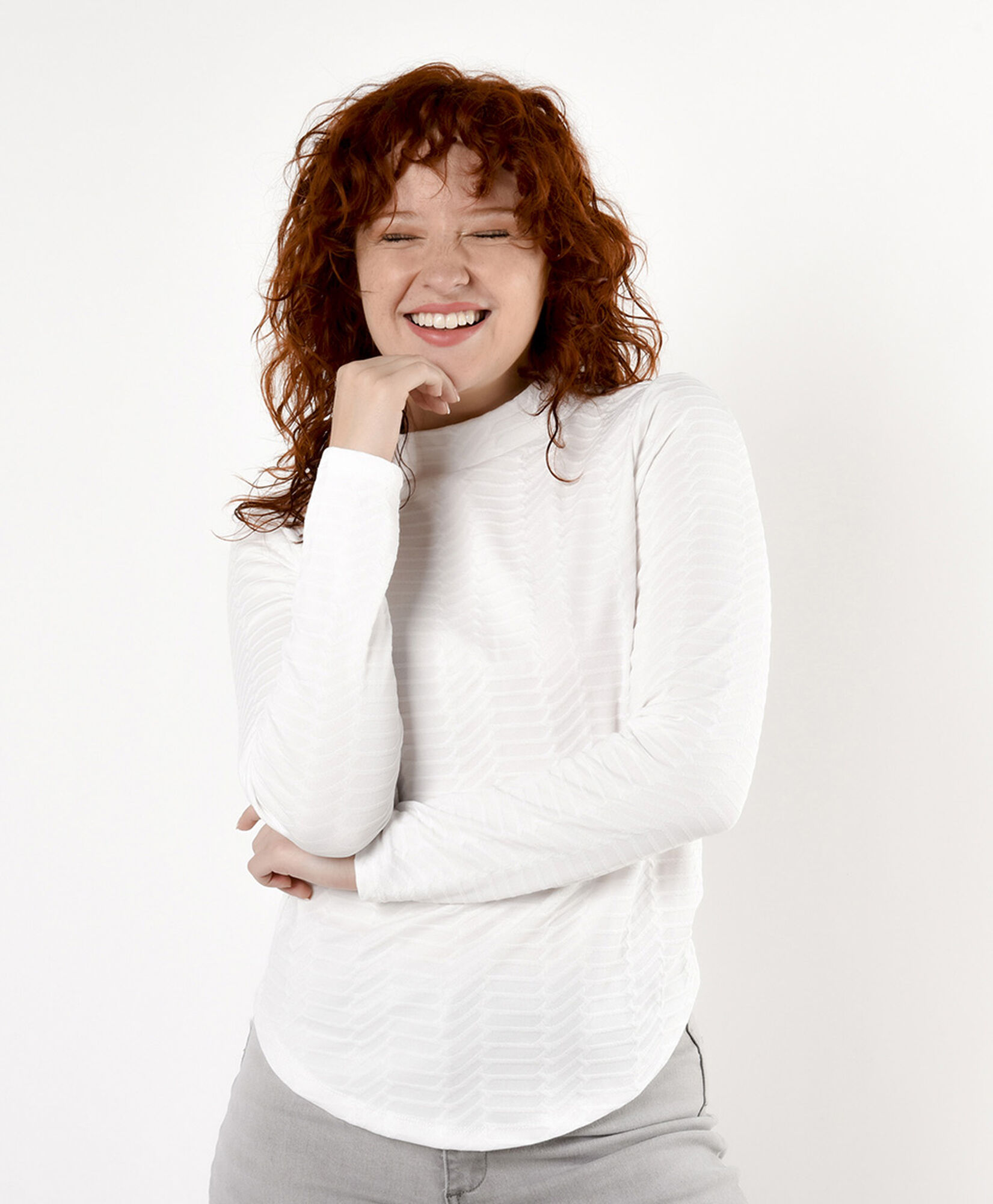 Polera mujer jacquard Polera mujer jacquard