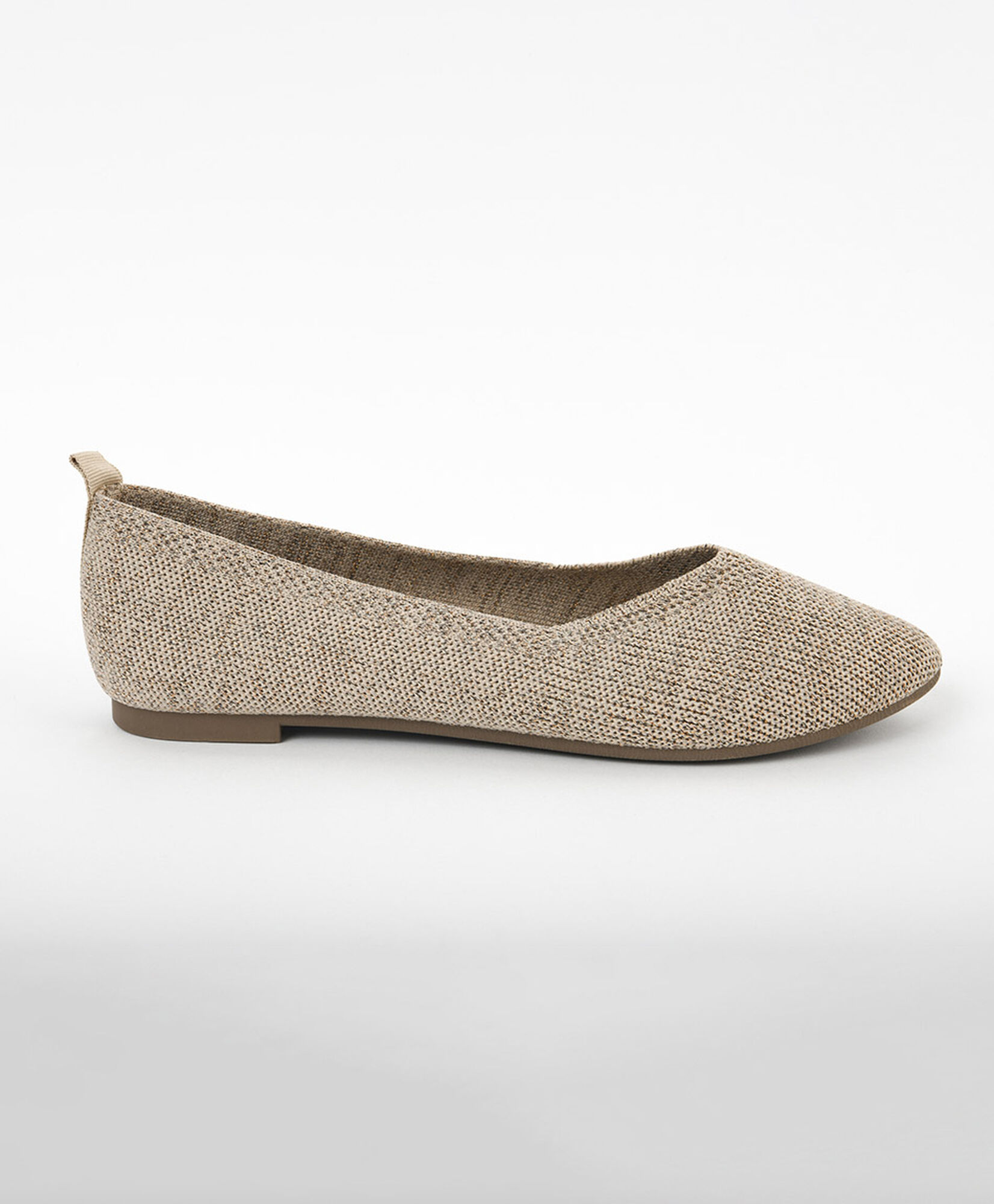 Ballerina mujer tejida brillos taco cuadrado Ballerina mujer tejida brillos taco cuadrado
