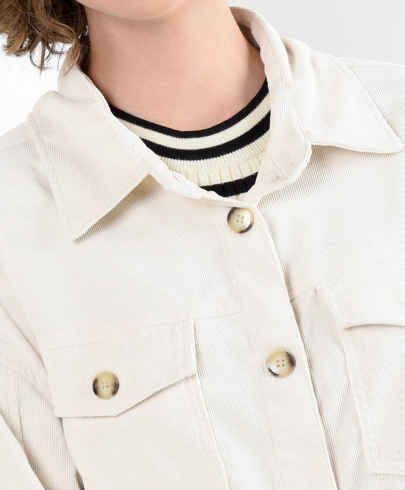 Chaqueta mujer pretina elástica Chaqueta mujer pretina elástica