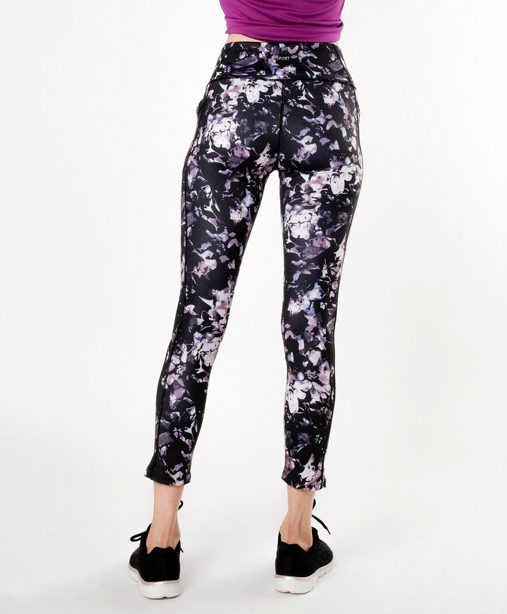 Calza fp flor purp Calza fp flor purp