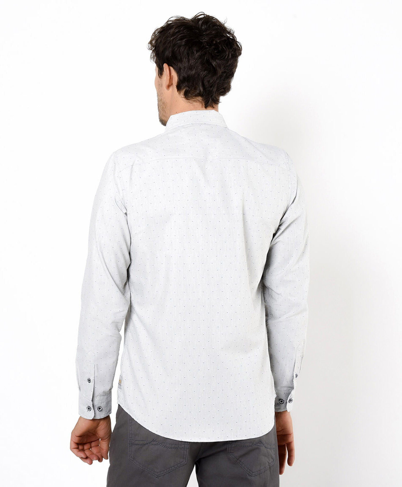 Camisa hombre mini puntos Camisa hombre mini puntos