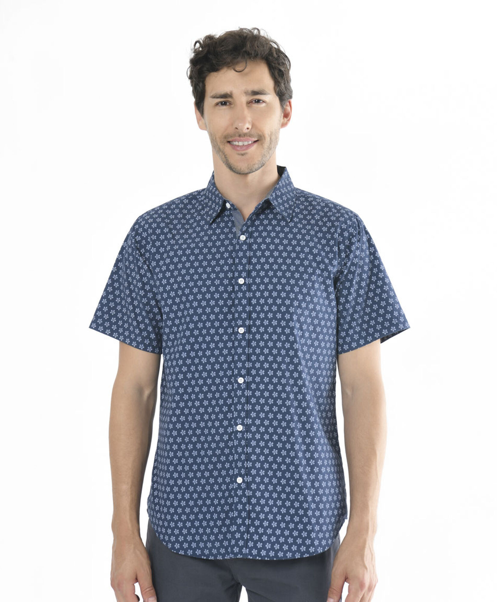 Camisa hombre mini flores Camisa hombre mini flores
