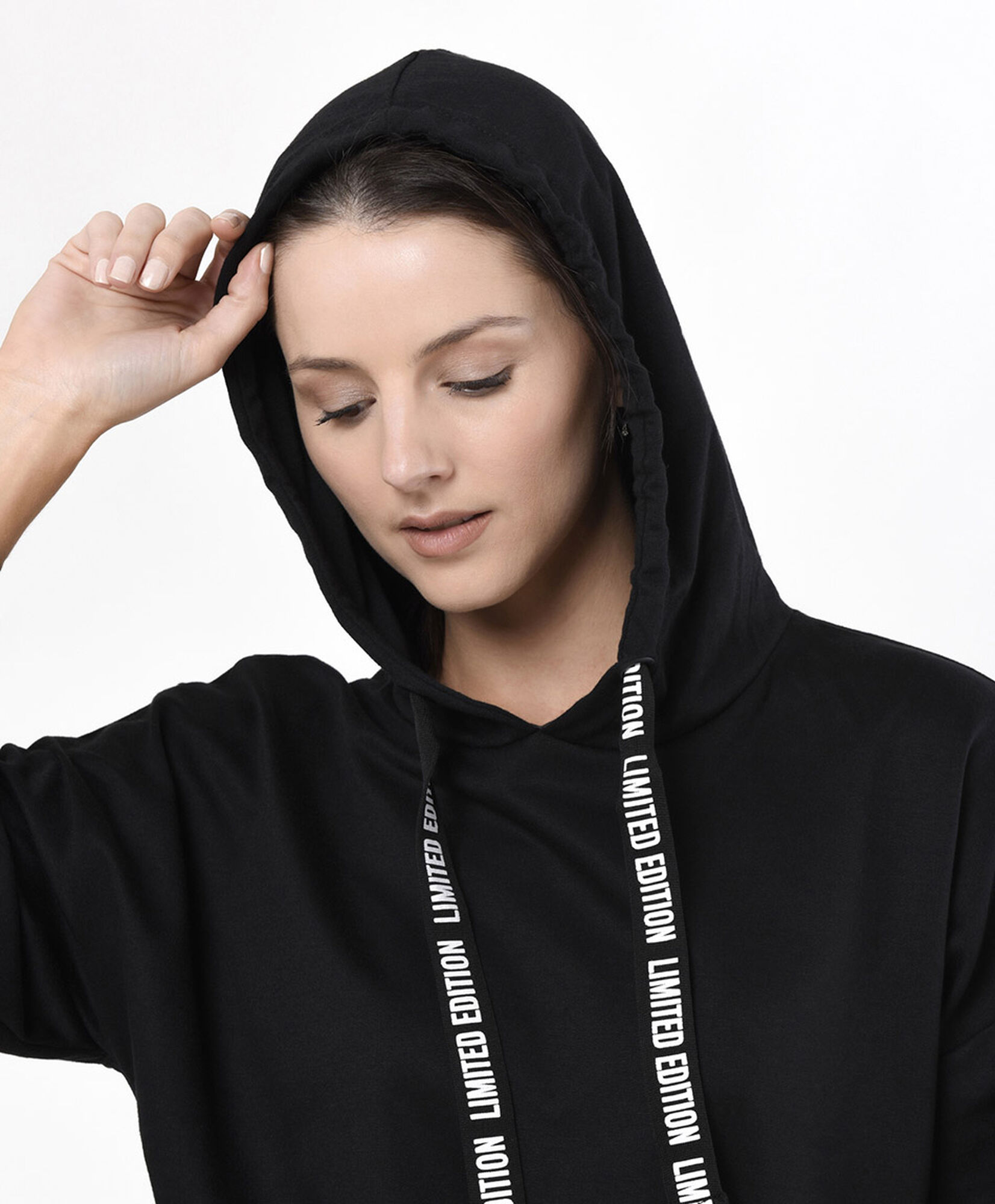 Polerón deportivo mujer liso crop Polerón deportivo mujer liso crop