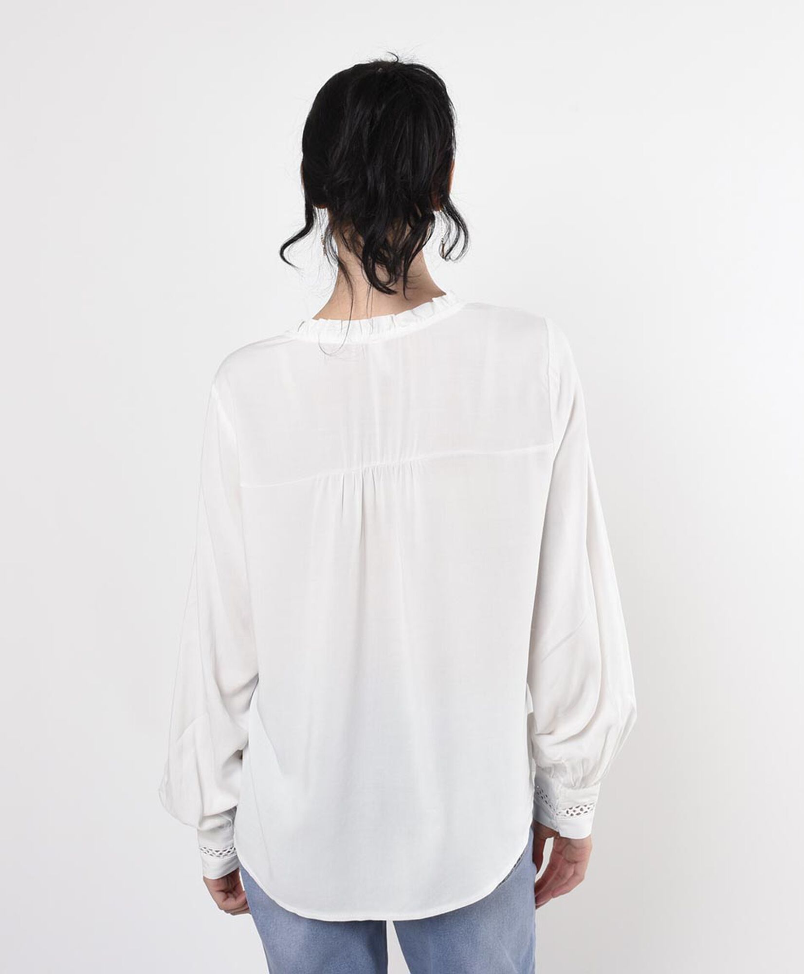 Blusa mujer encaje calado Blusa mujer encaje calado