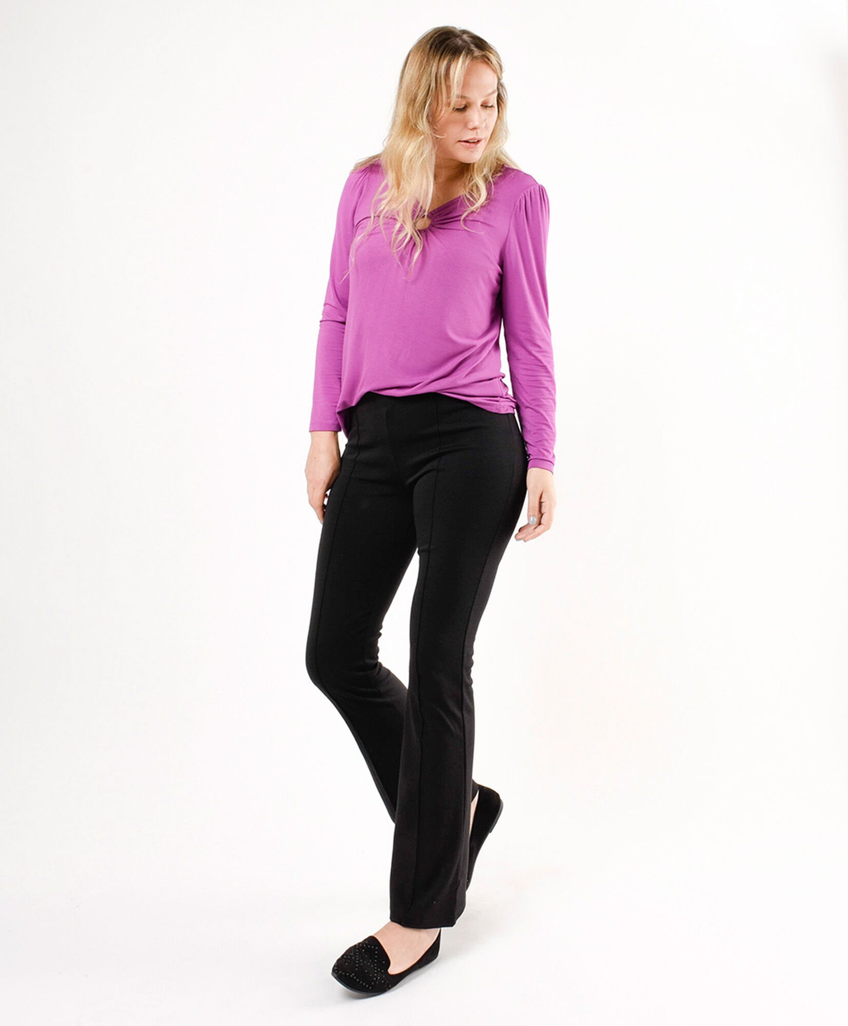 Leggins mujer costura frontal flare Leggins mujer costura frontal flare