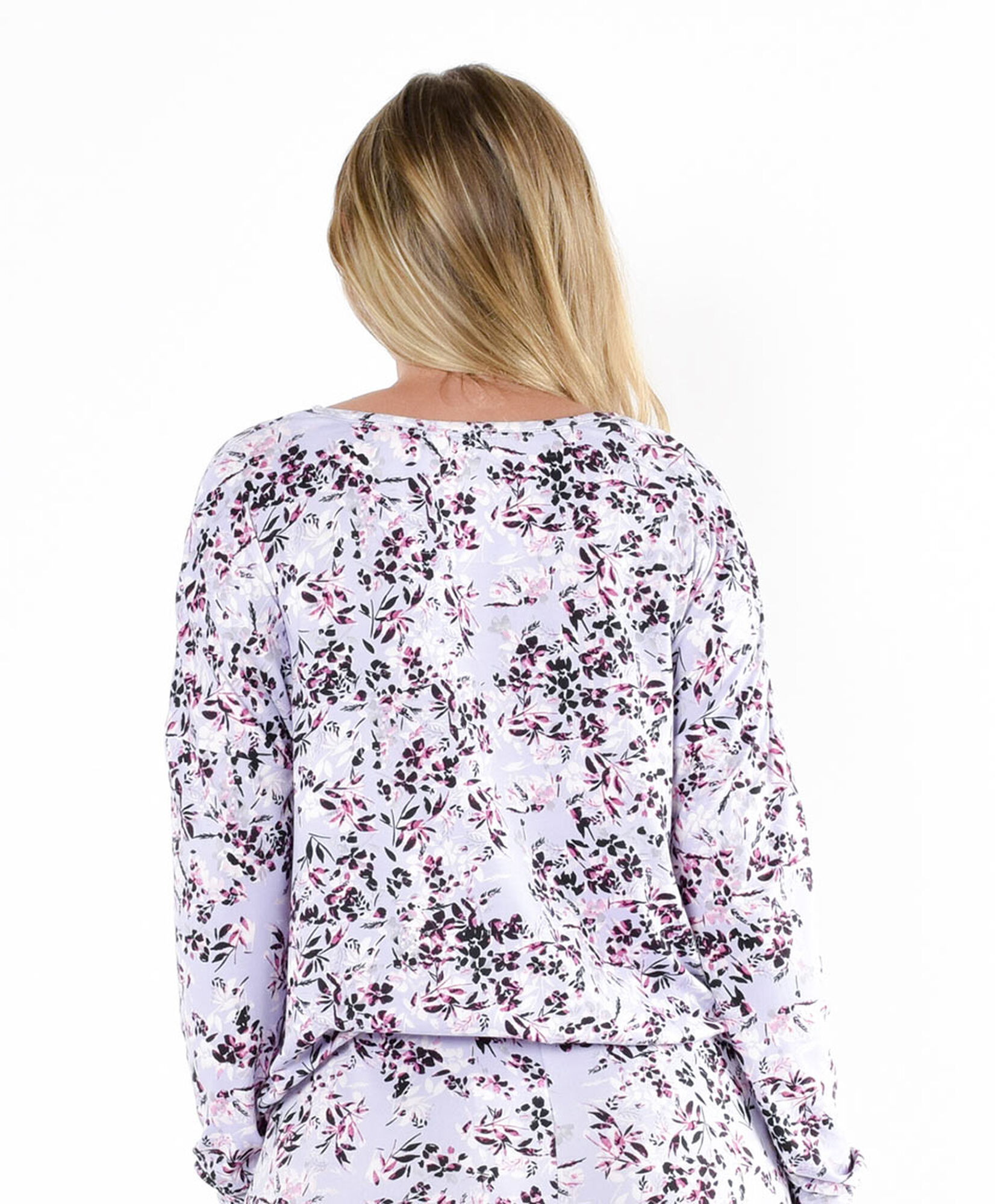 Pijama mujer floreado lila Pijama mujer floreado lila