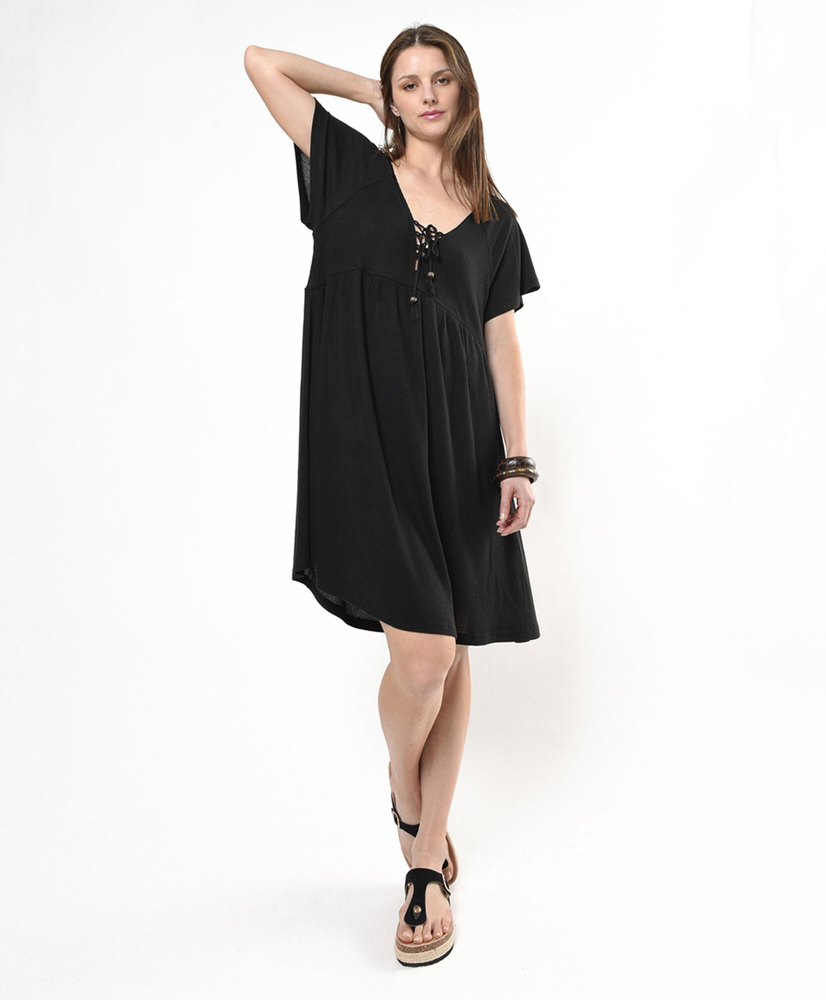 Vestido mujer acanalado Vestido mujer acanalado