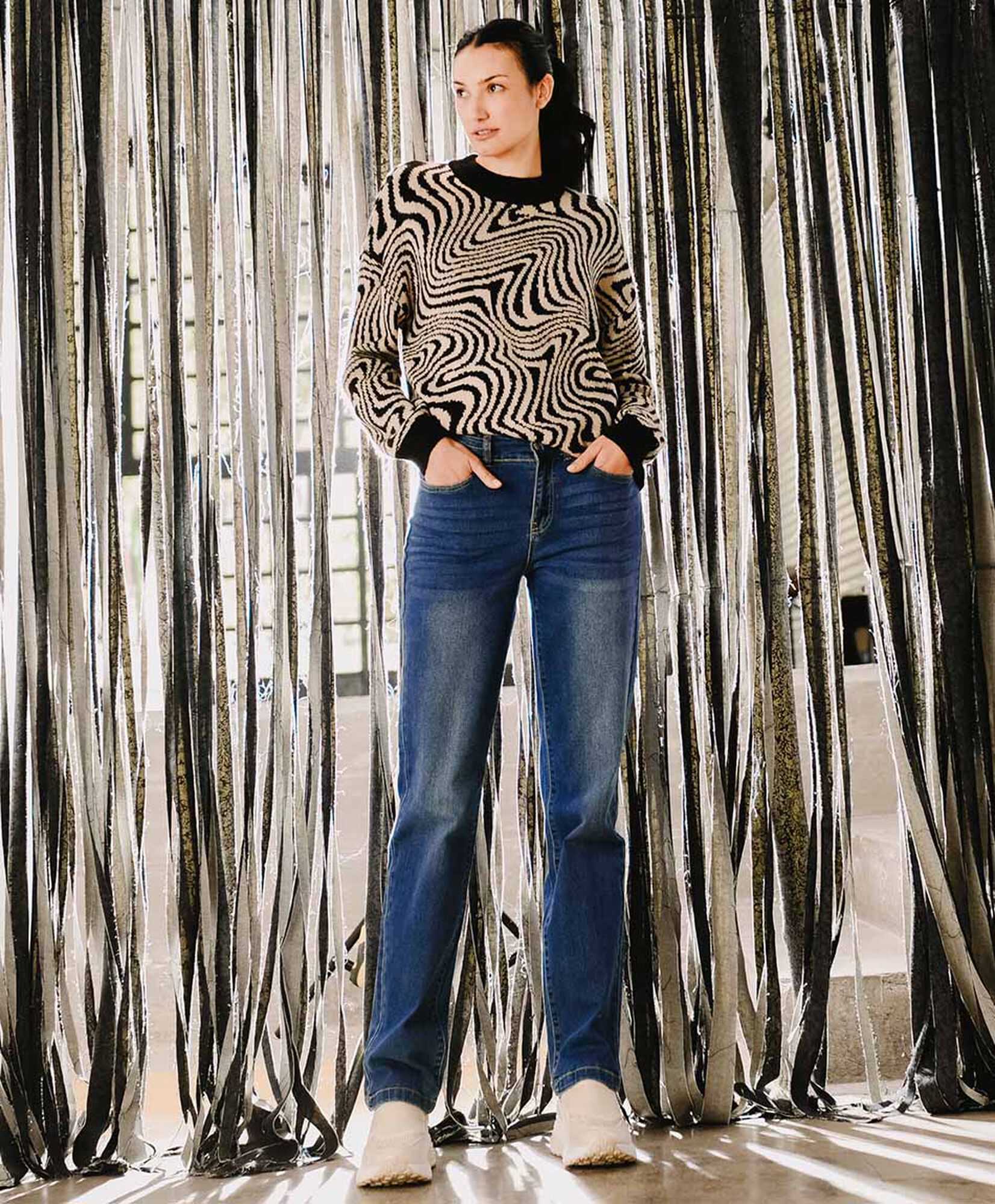 Jeans mujer pretina ancha mom Jeans mujer pretina ancha mom