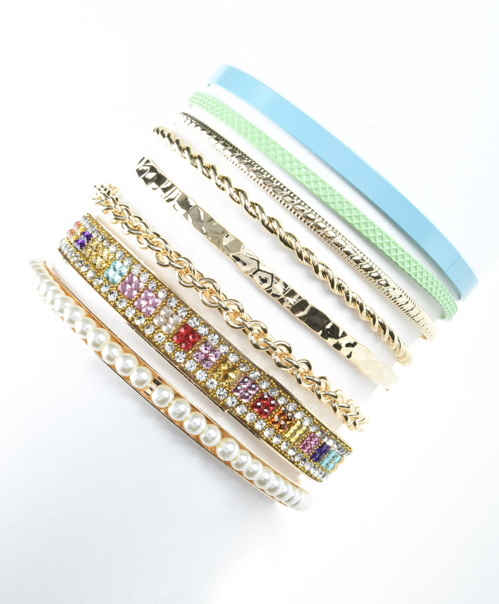 Set 8 pulseras mujer colores Set 8 pulseras mujer colores