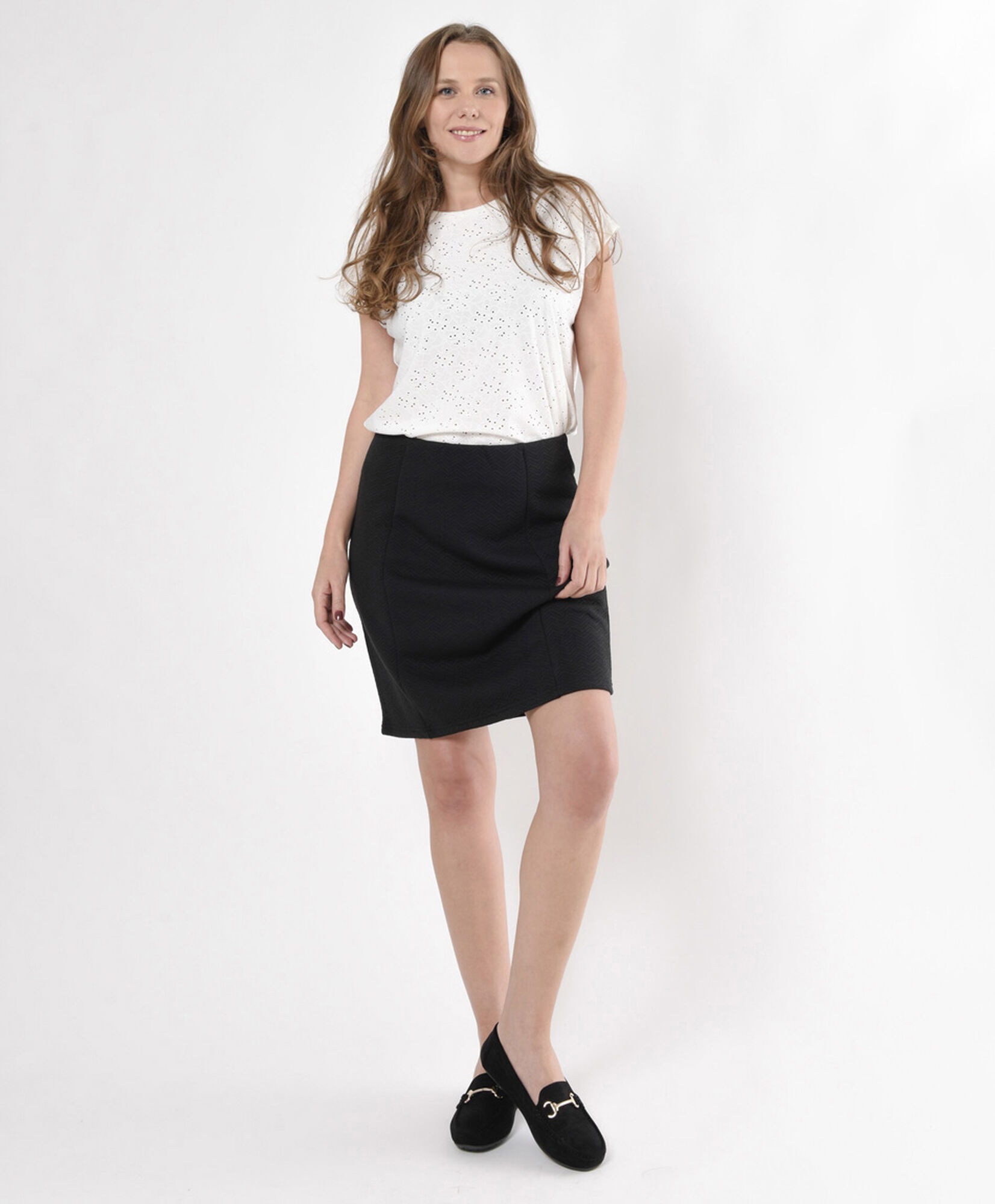 Falda mujer texturizada corta Falda mujer texturizada corta