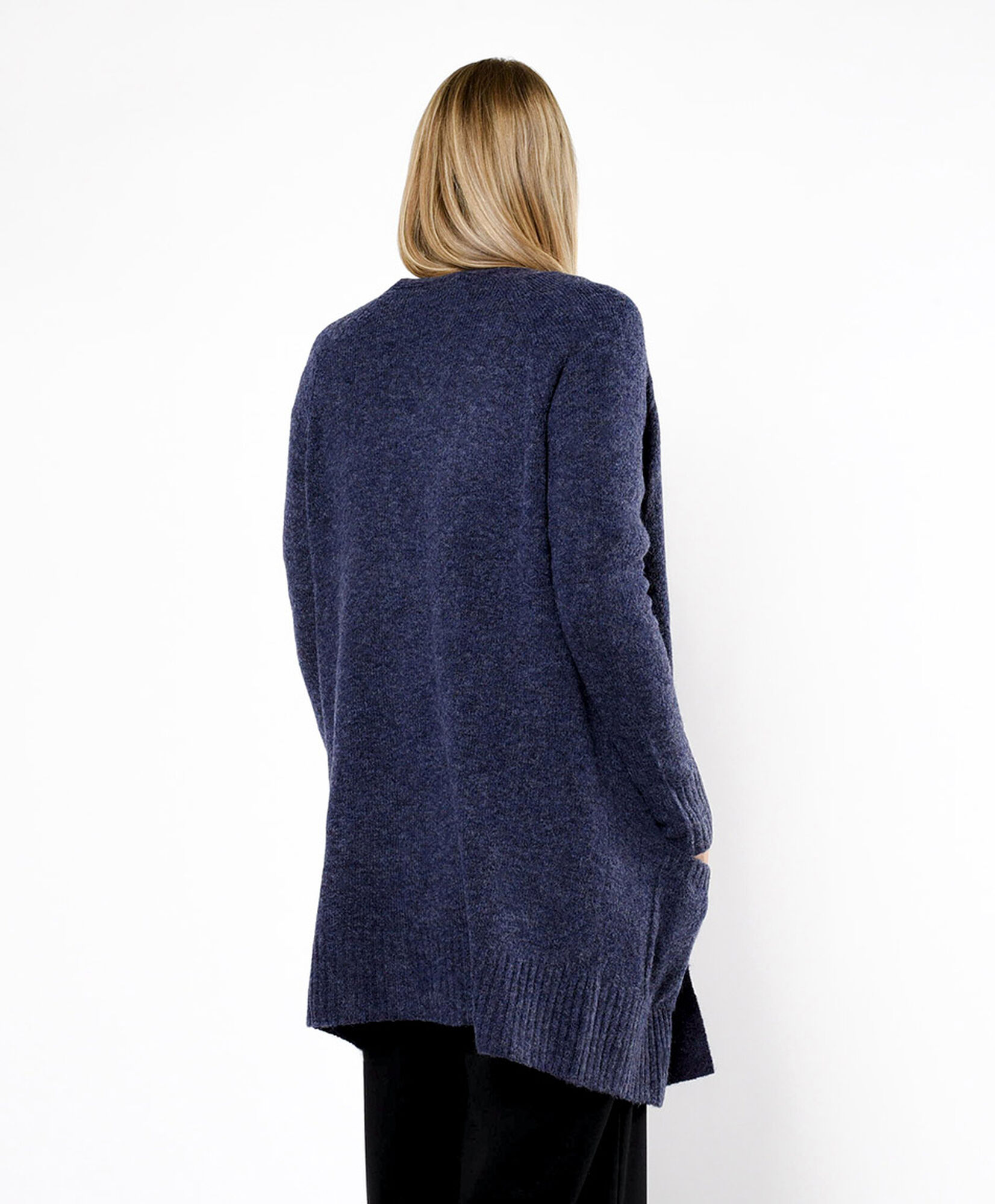 Cardigan mujer largo melange Cardigan mujer largo melange