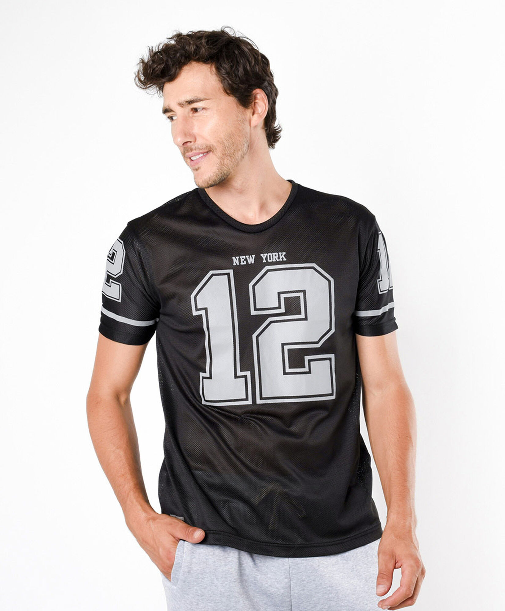 Polera deportiva hombre número Polera deportiva hombre número