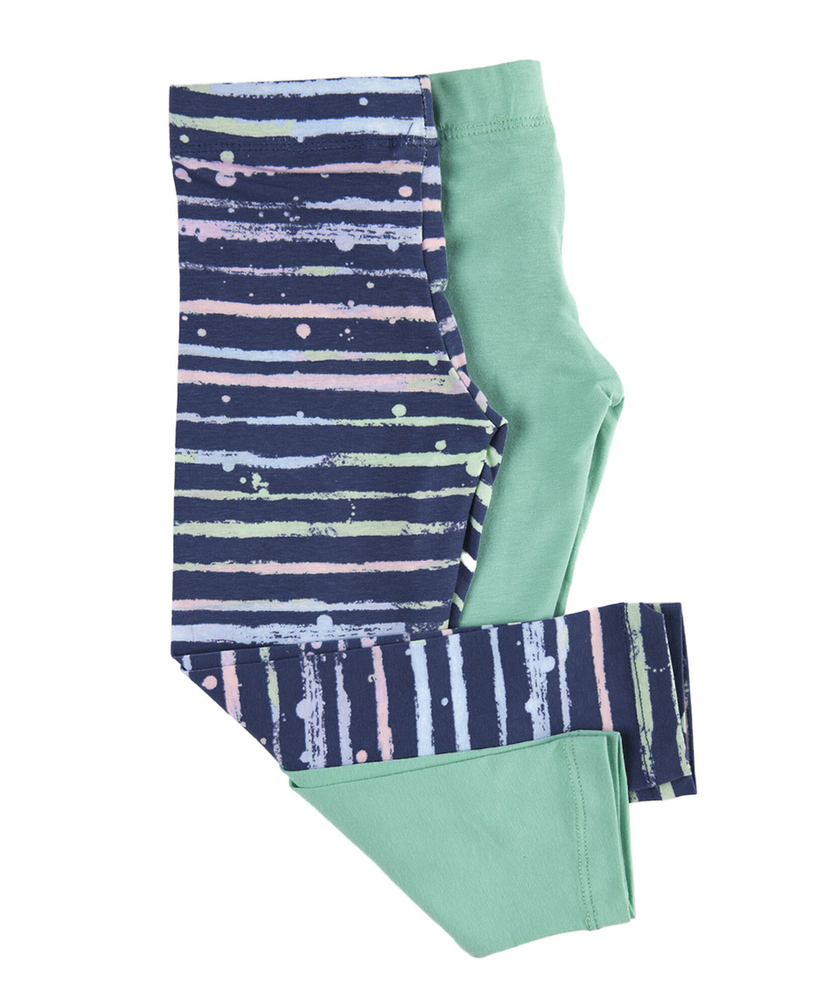 Pack 2 leggins bebé líneas Pack 2 leggins bebé líneas