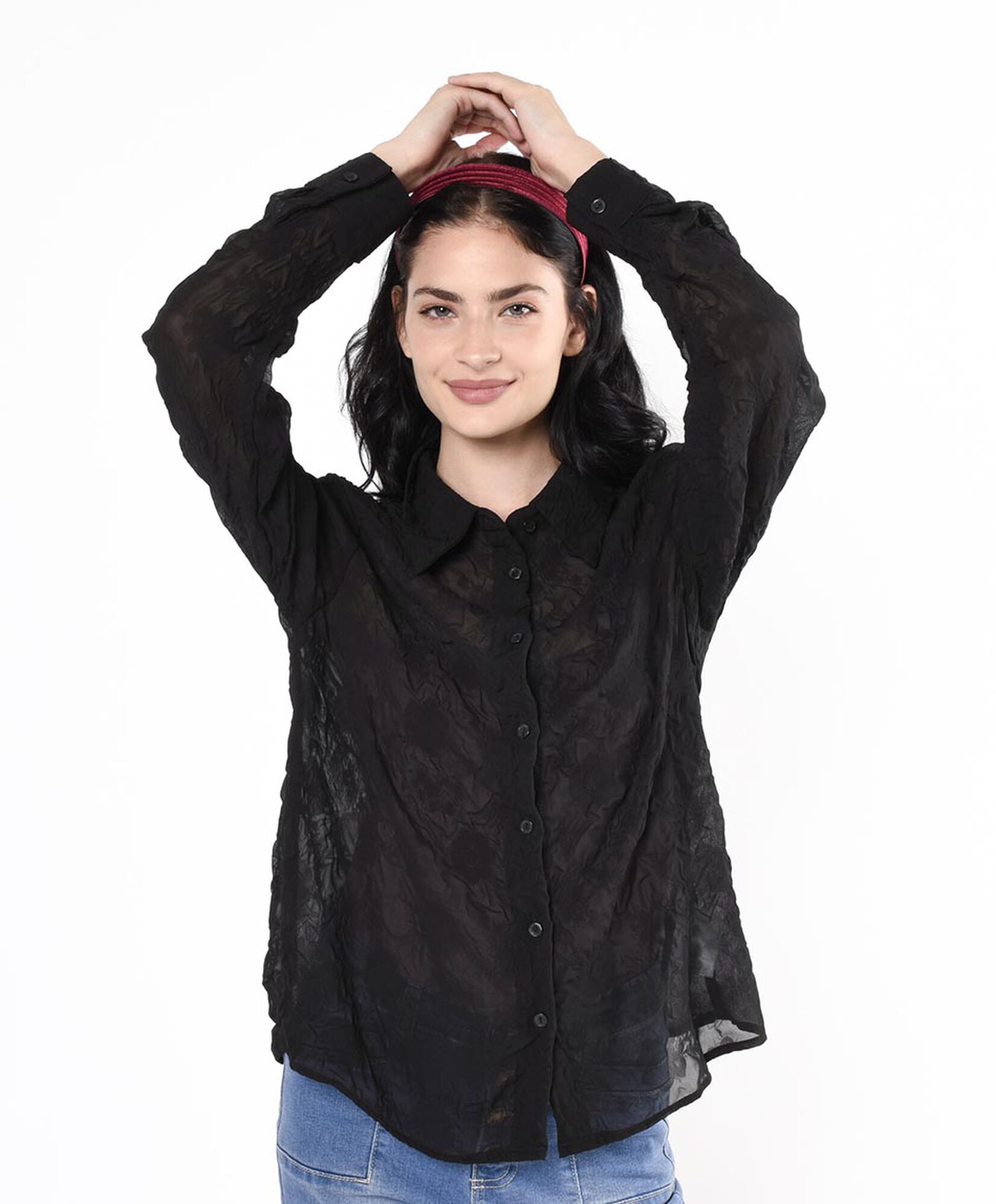 Blusa mujer negra tranparencia Blusa mujer negra tranparencia
