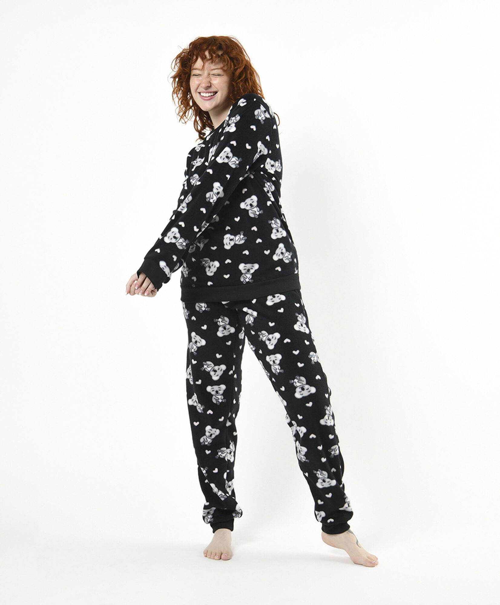 Pijama mujer polar estapado full koalas Pijama mujer polar estapado full koalas