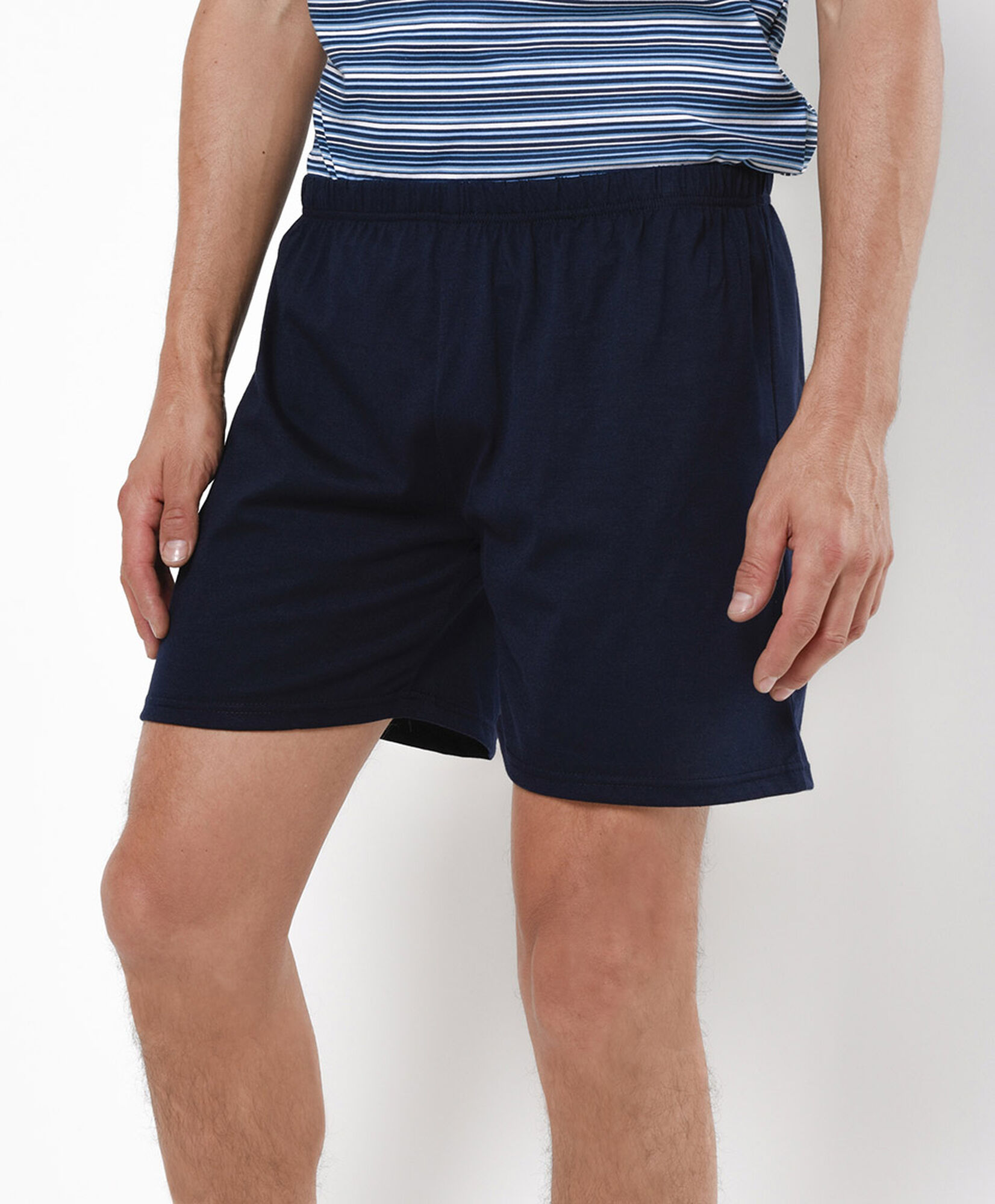 Pijama hombre líneas bolsillo 2 piezas Pijama hombre líneas bolsillo 2 piezas