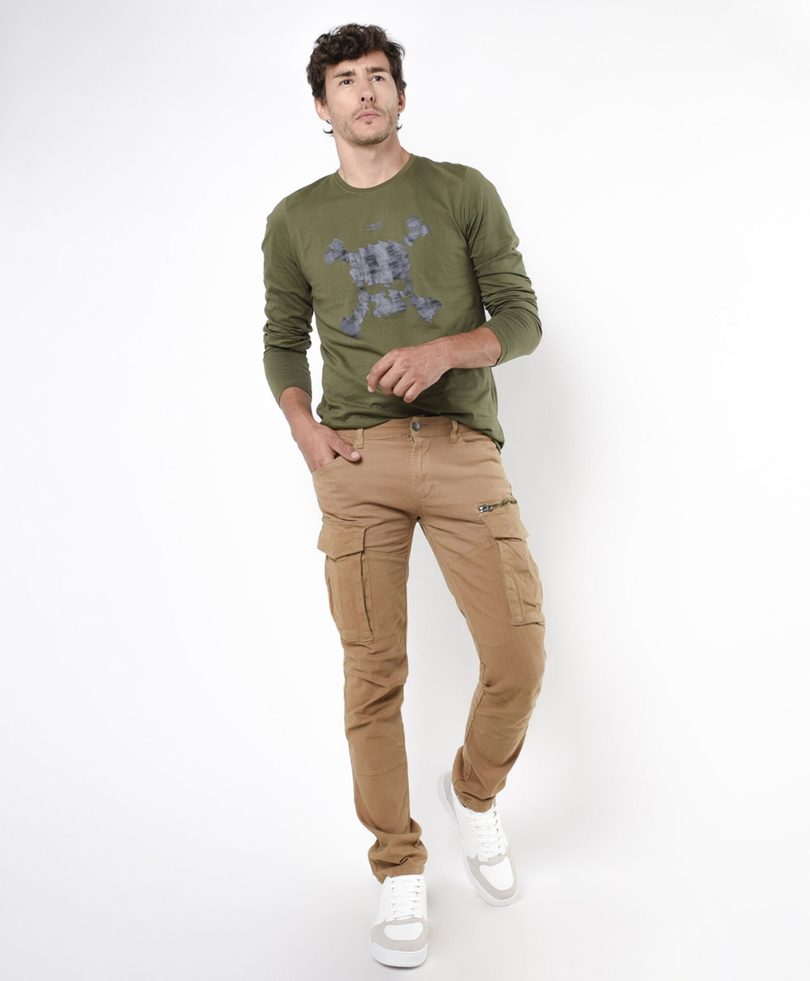 Pantalón hombre cargo colores Pantalón hombre cargo colores