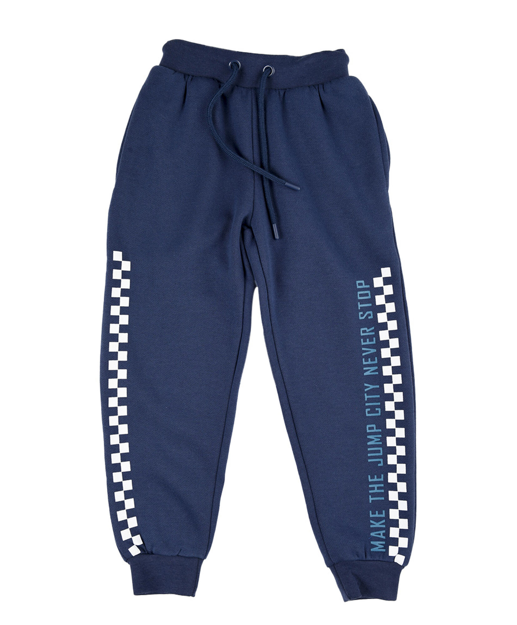 Pantalón de buzo niño estampados laterales sustentable Pantalón de buzo niño estampados laterales sustentable
