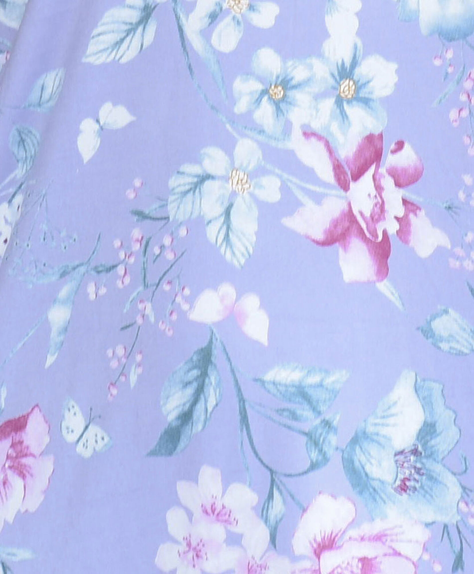Camisa de dormir mujer floreada cuello encajes Camisa de dormir mujer floreada cuello encajes