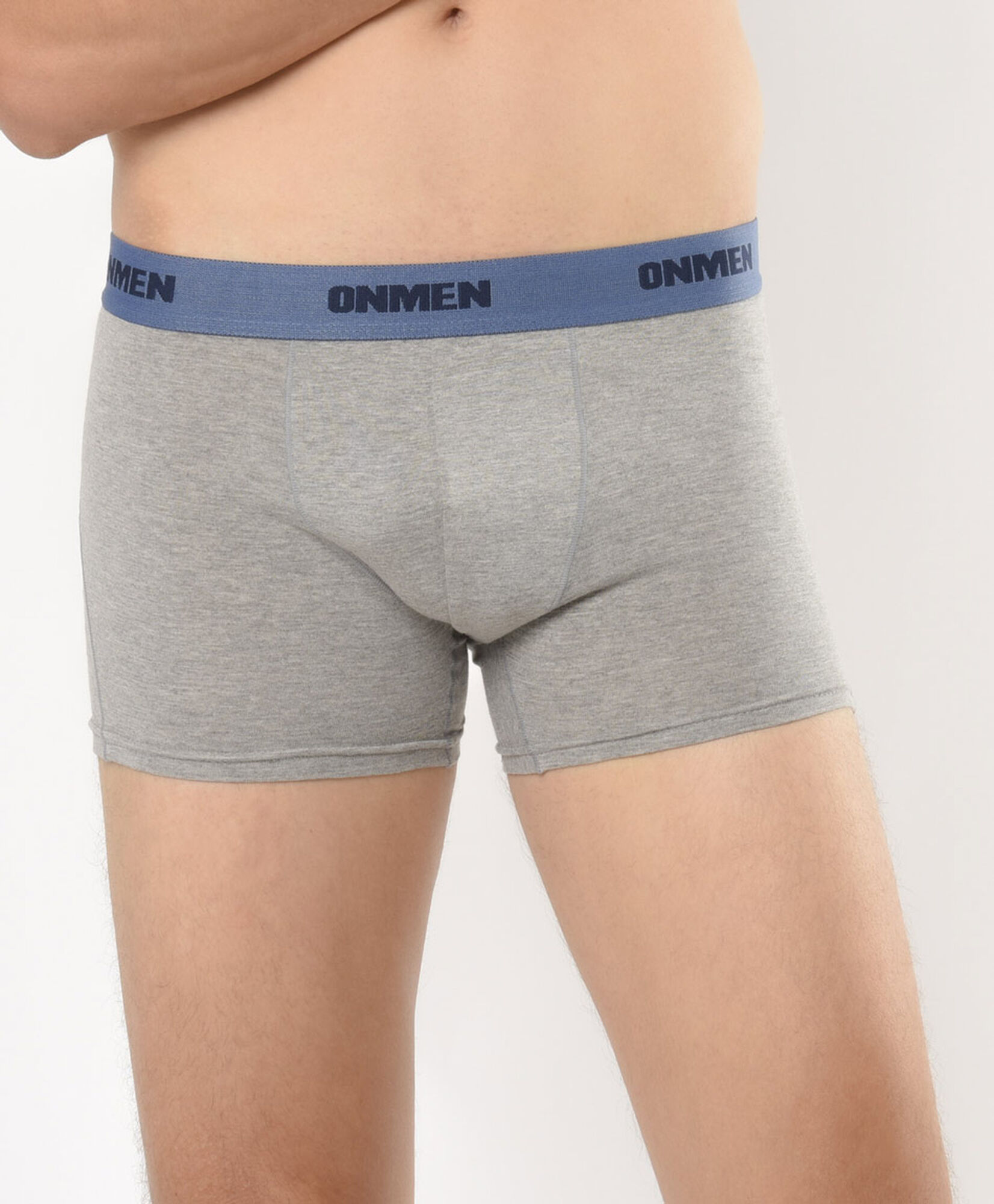 Pack 2 boxer hombre azul y negro Pack 2 boxer hombre azul y negro