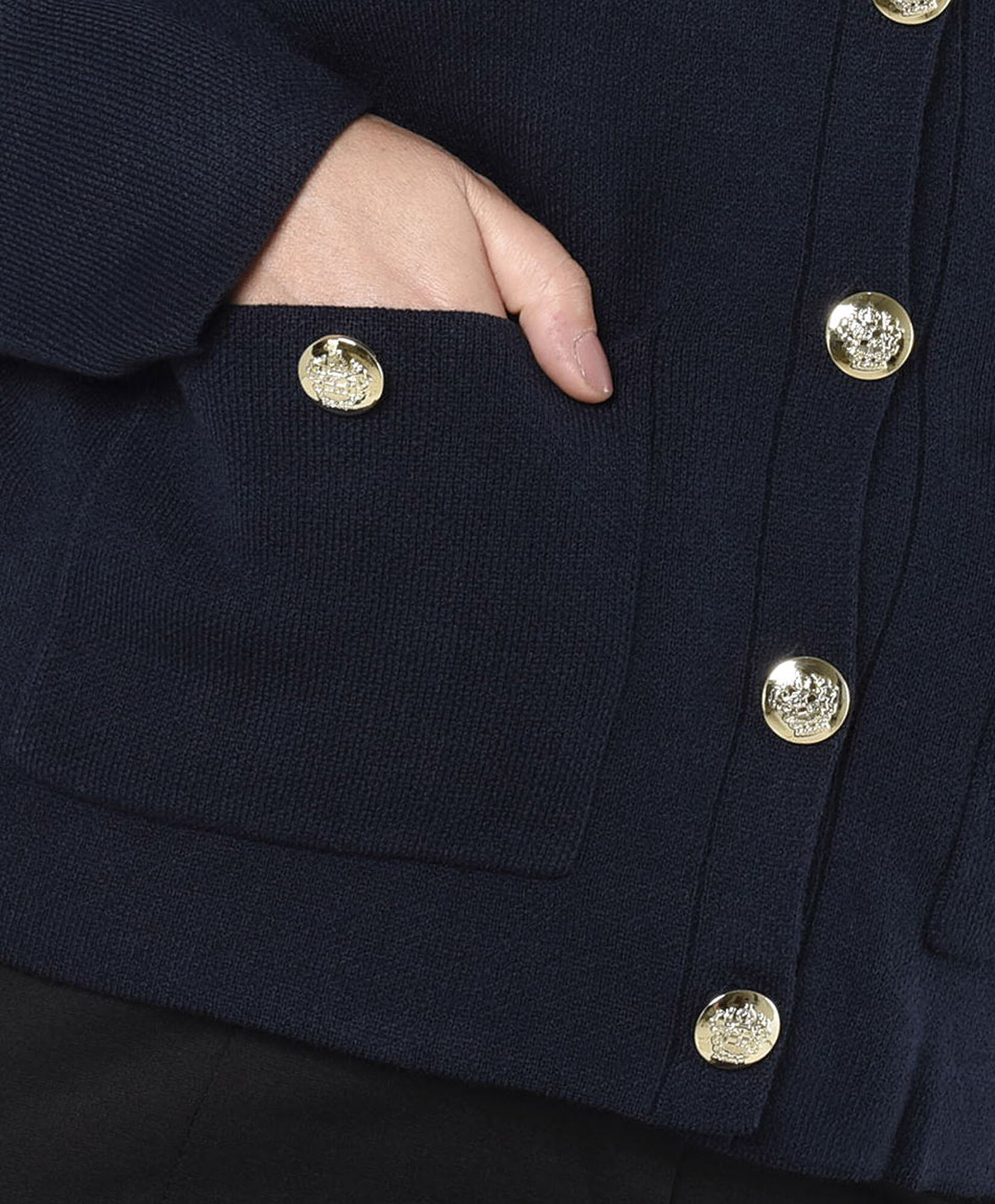 Chaqueta mujer tejida botones Chaqueta mujer tejida botones